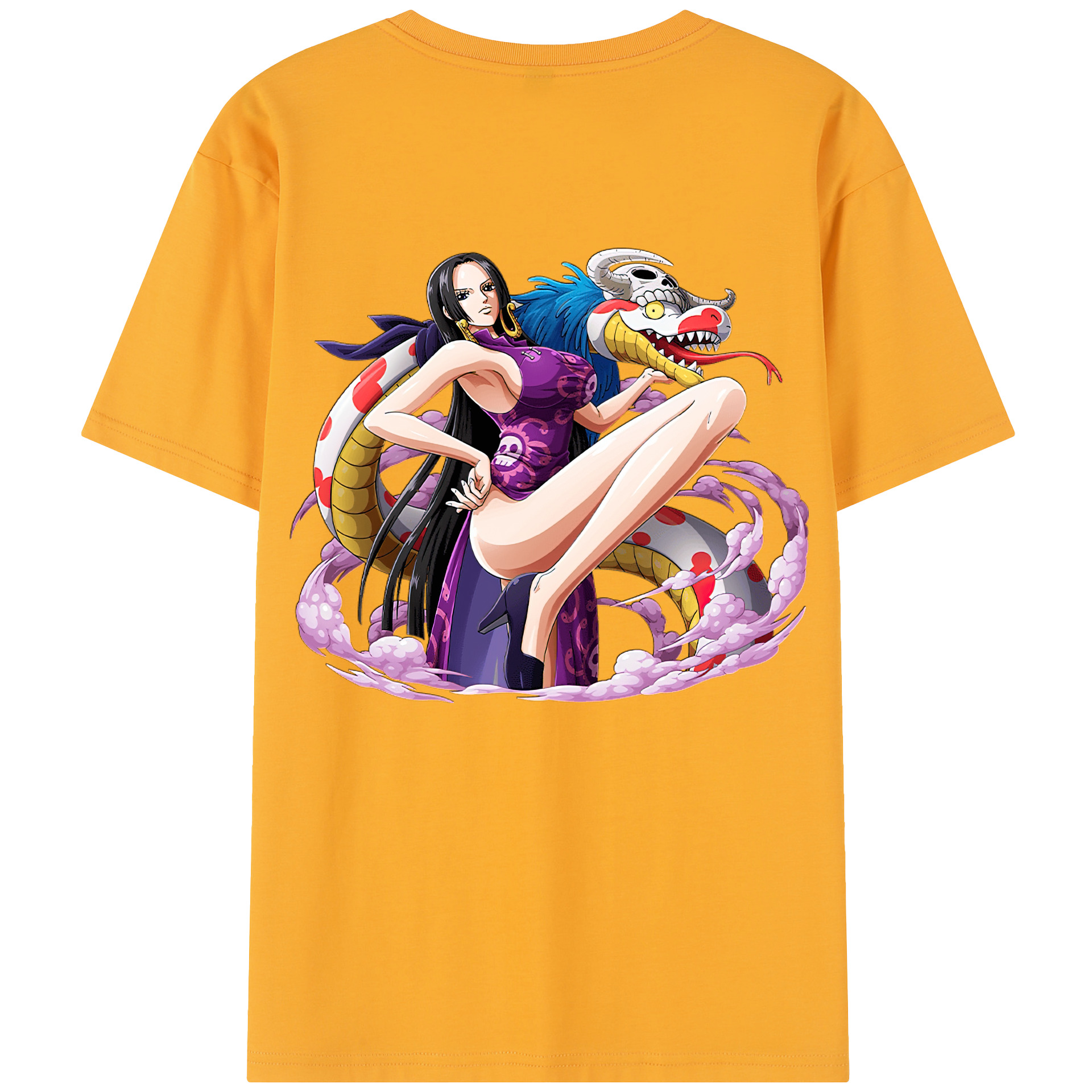 ワンピース ボア・ハンコック ONE PIECE Boa·Hancock レディース半袖Tシャツ(バックプリント)