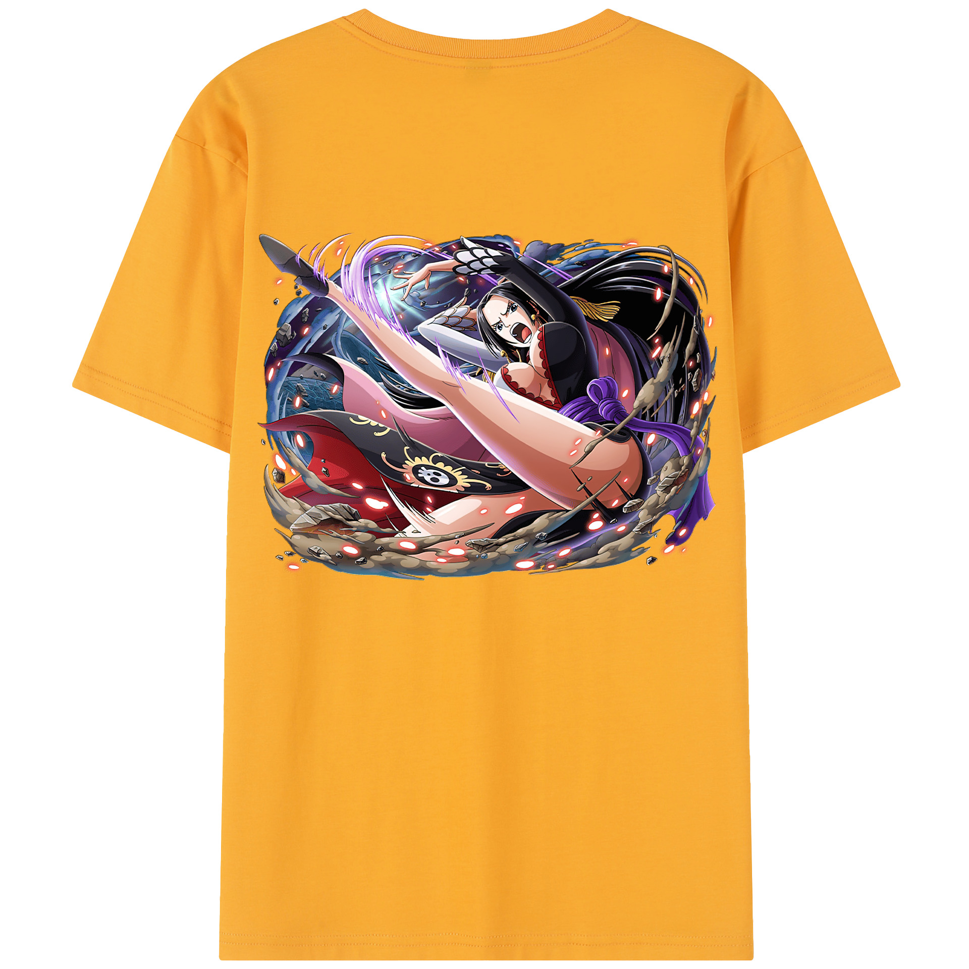 ワンピース ボア・ハンコック ONE PIECE Boa·Hancock レディース半袖Tシャツ(バックプリント)
