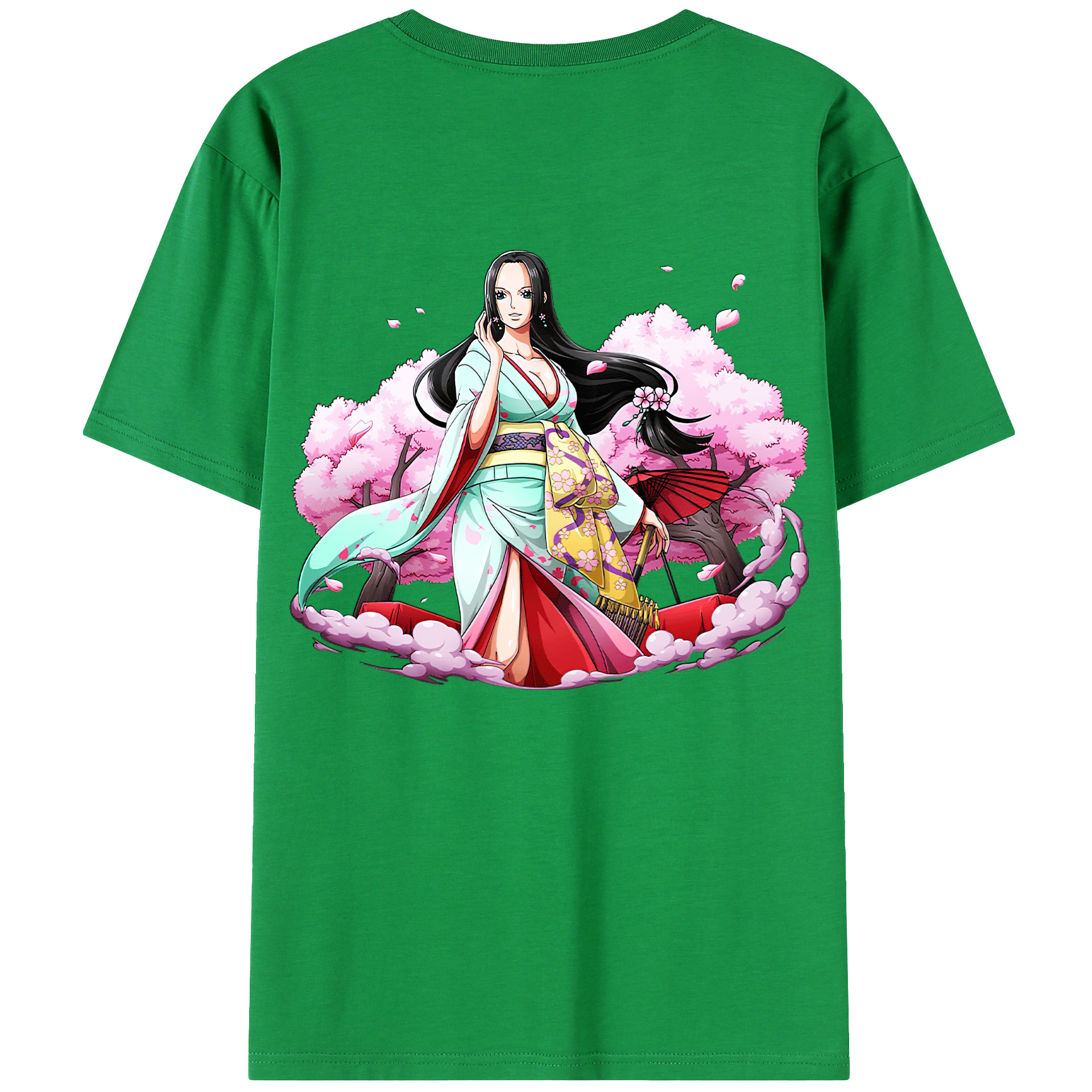 ワンピース ボア・ハンコック ONE PIECE Boa·Hancock レディース半袖Tシャツ(バックプリント)