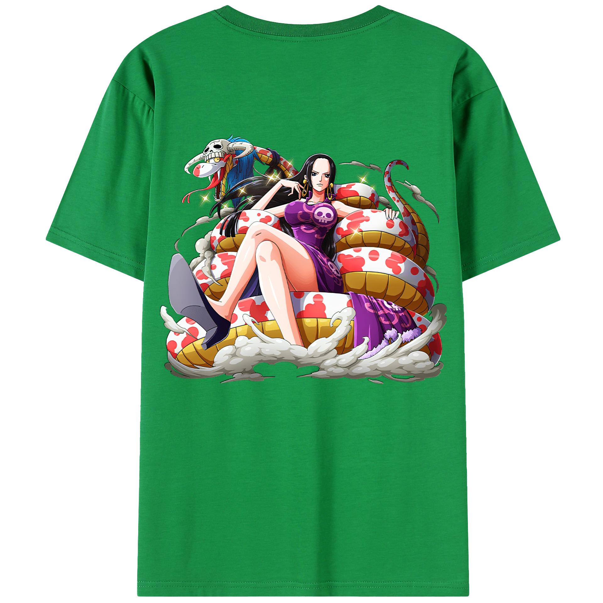 ワンピース ボア・ハンコック ONE PIECE Boa·Hancock レディース半袖Tシャツ(バックプリント)
