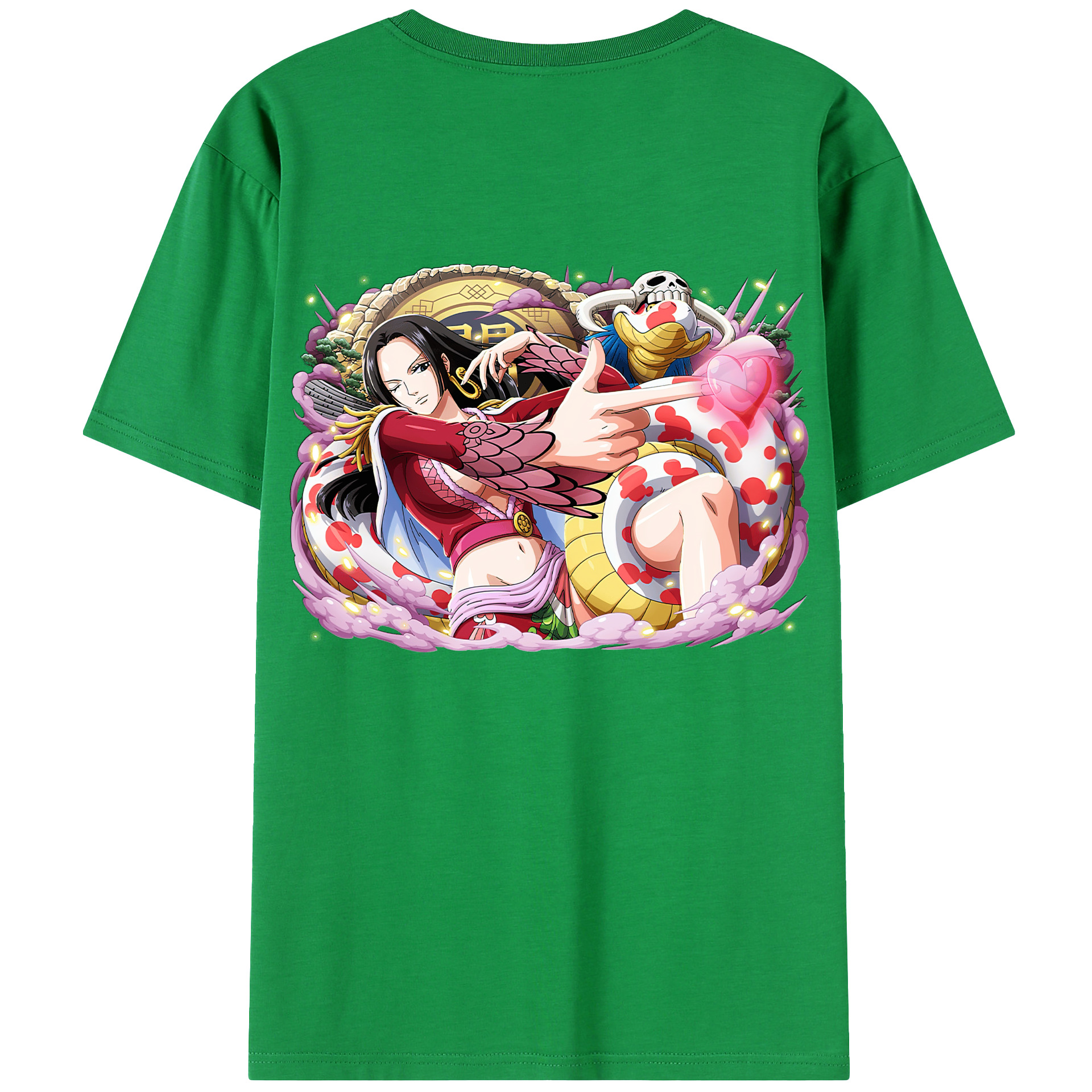ワンピース ボア・ハンコック ONE PIECE Boa·Hancock レディース半袖Tシャツ(バックプリント)