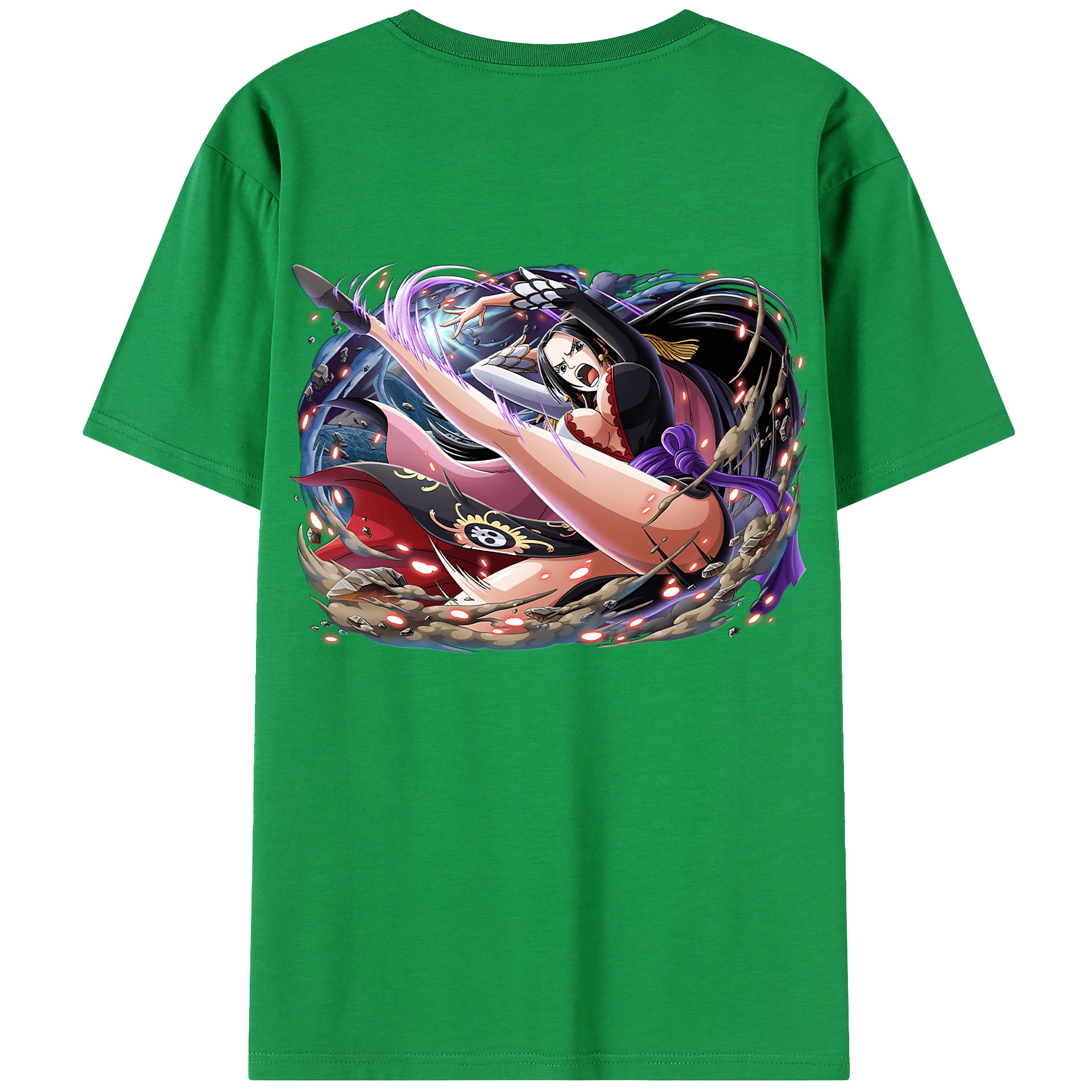 ワンピース ボア・ハンコック ONE PIECE Boa·Hancock レディース半袖Tシャツ(バックプリント)