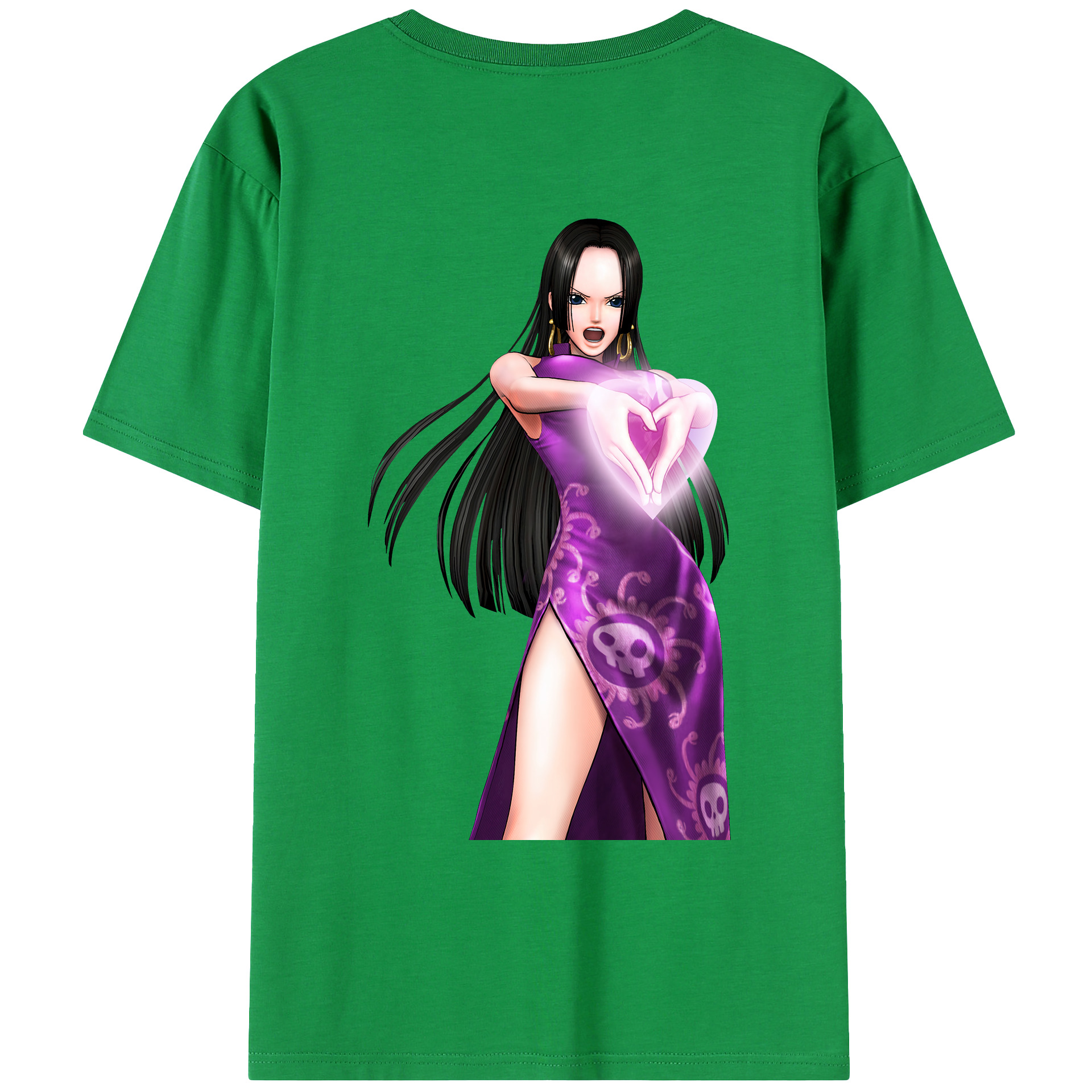 ワンピース ボア・ハンコック ONE PIECE Boa·Hancock レディース半袖Tシャツ(バックプリント)