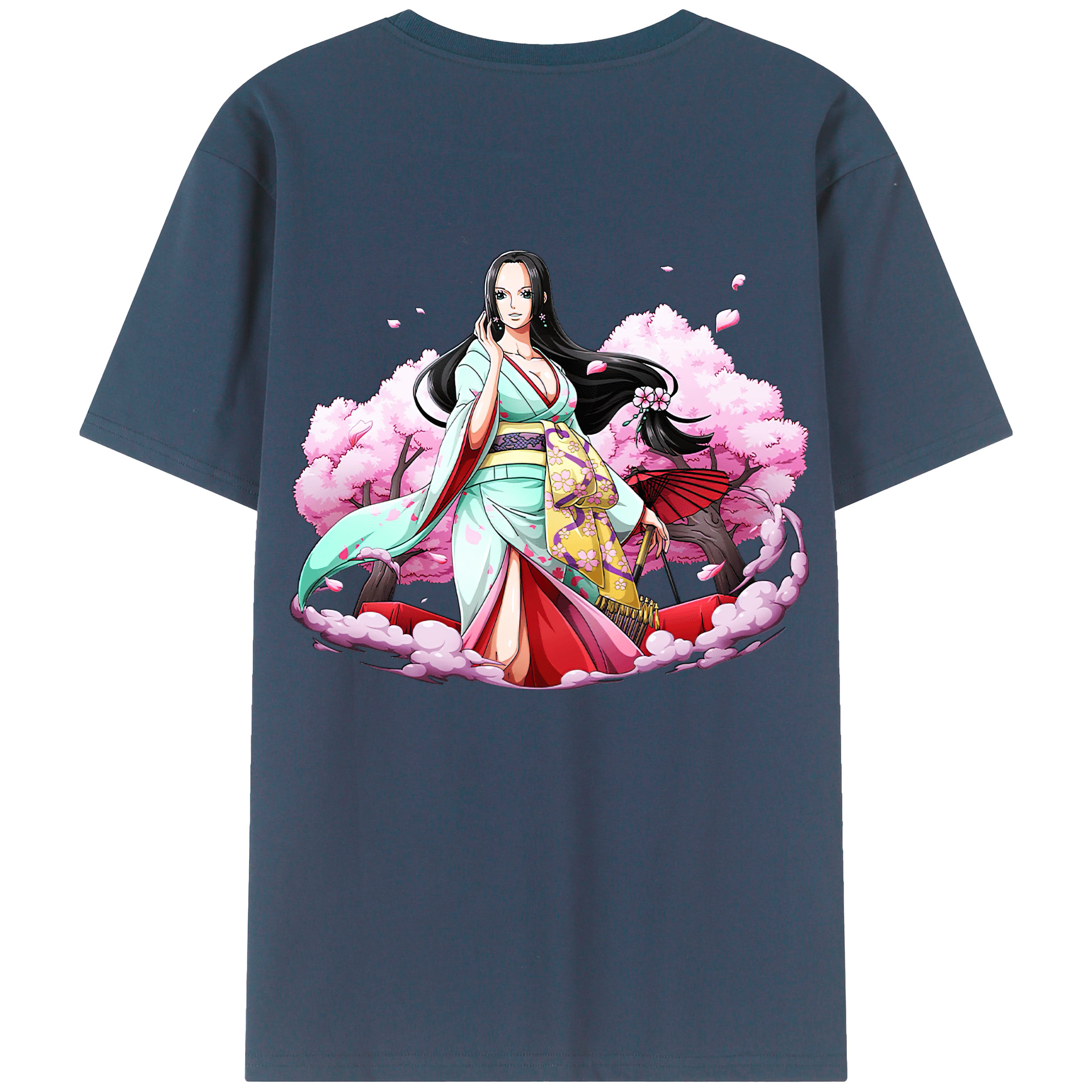 ワンピース ボア・ハンコック ONE PIECE Boa·Hancock レディース半袖Tシャツ(バックプリント)