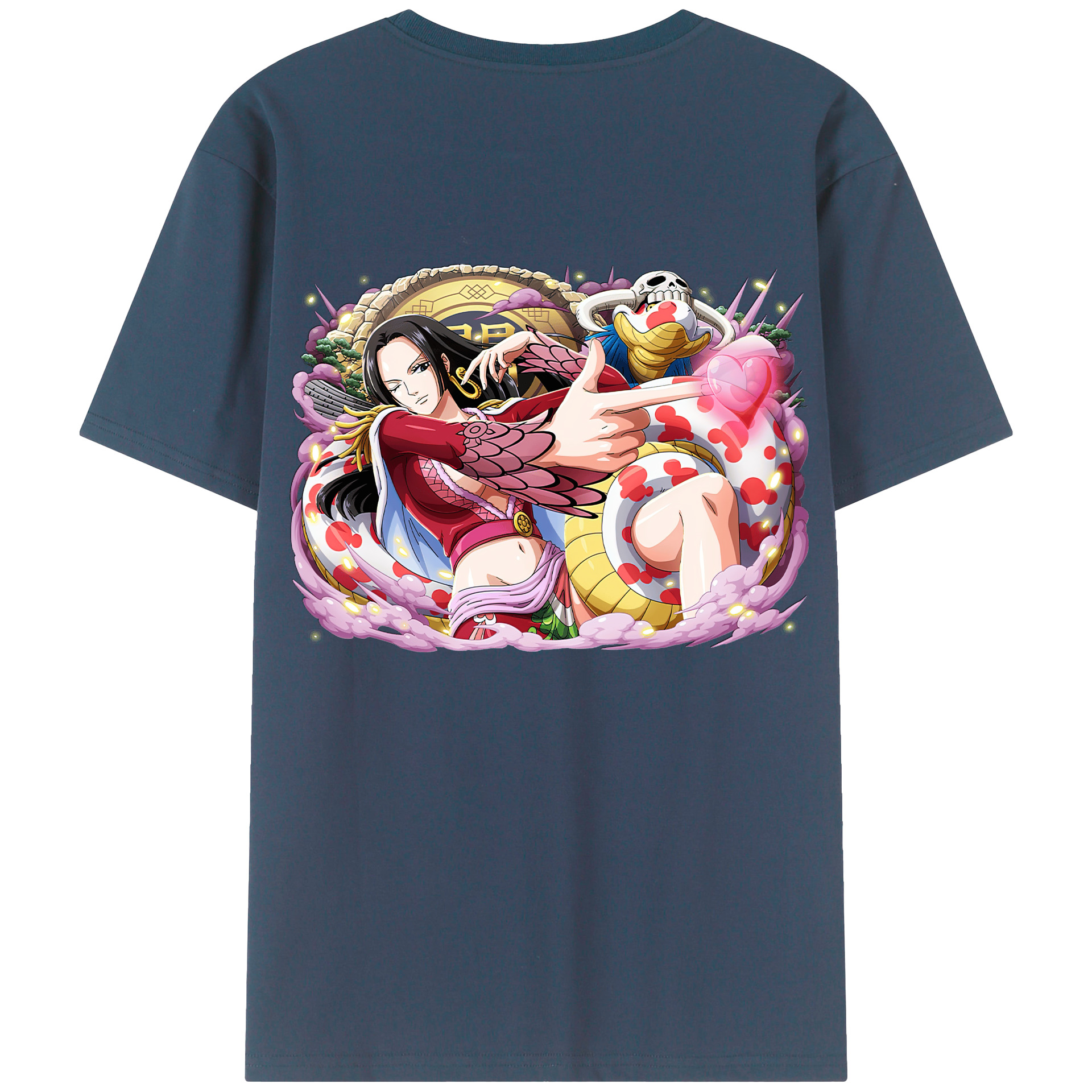 ワンピース ボア・ハンコック ONE PIECE Boa·Hancock レディース半袖Tシャツ(バックプリント)