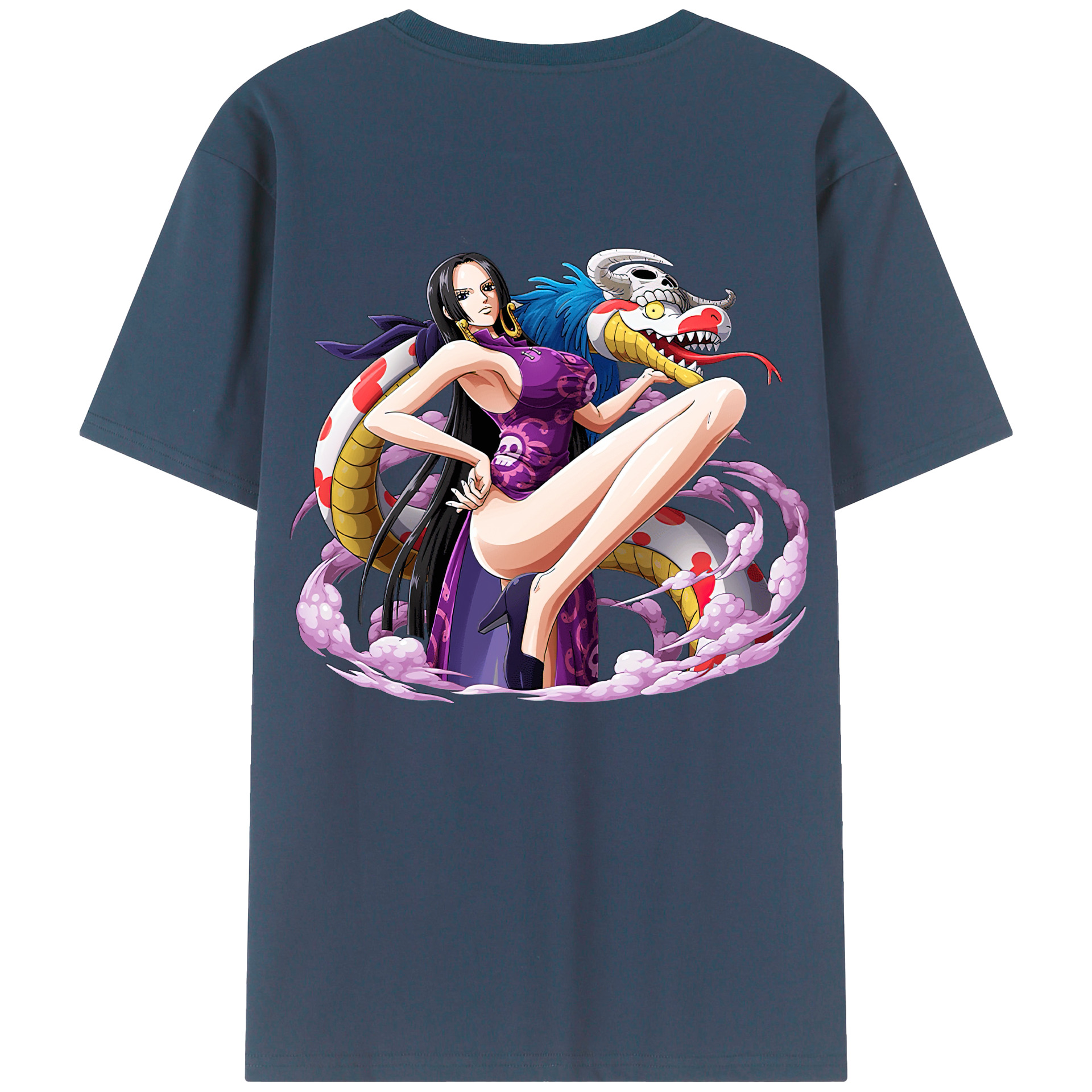 ワンピース ボア・ハンコック ONE PIECE Boa·Hancock レディース半袖Tシャツ(バックプリント)