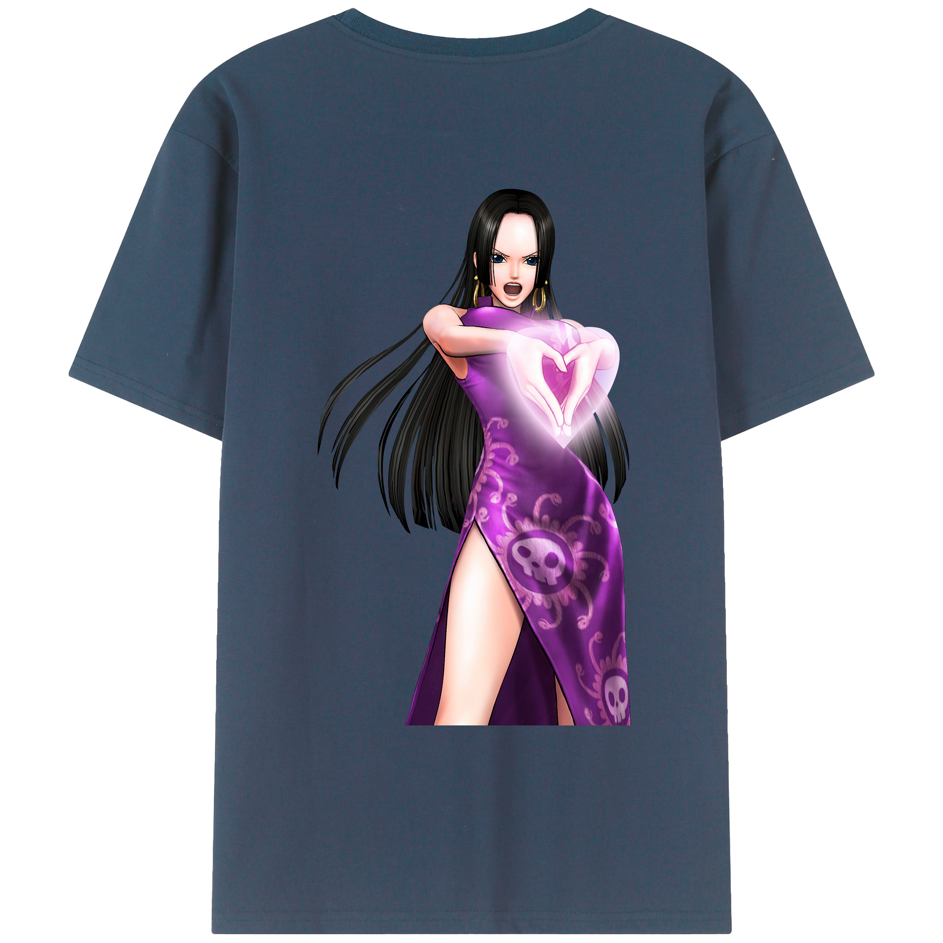 ワンピース ボア・ハンコック ONE PIECE Boa·Hancock レディース半袖Tシャツ(バックプリント)
