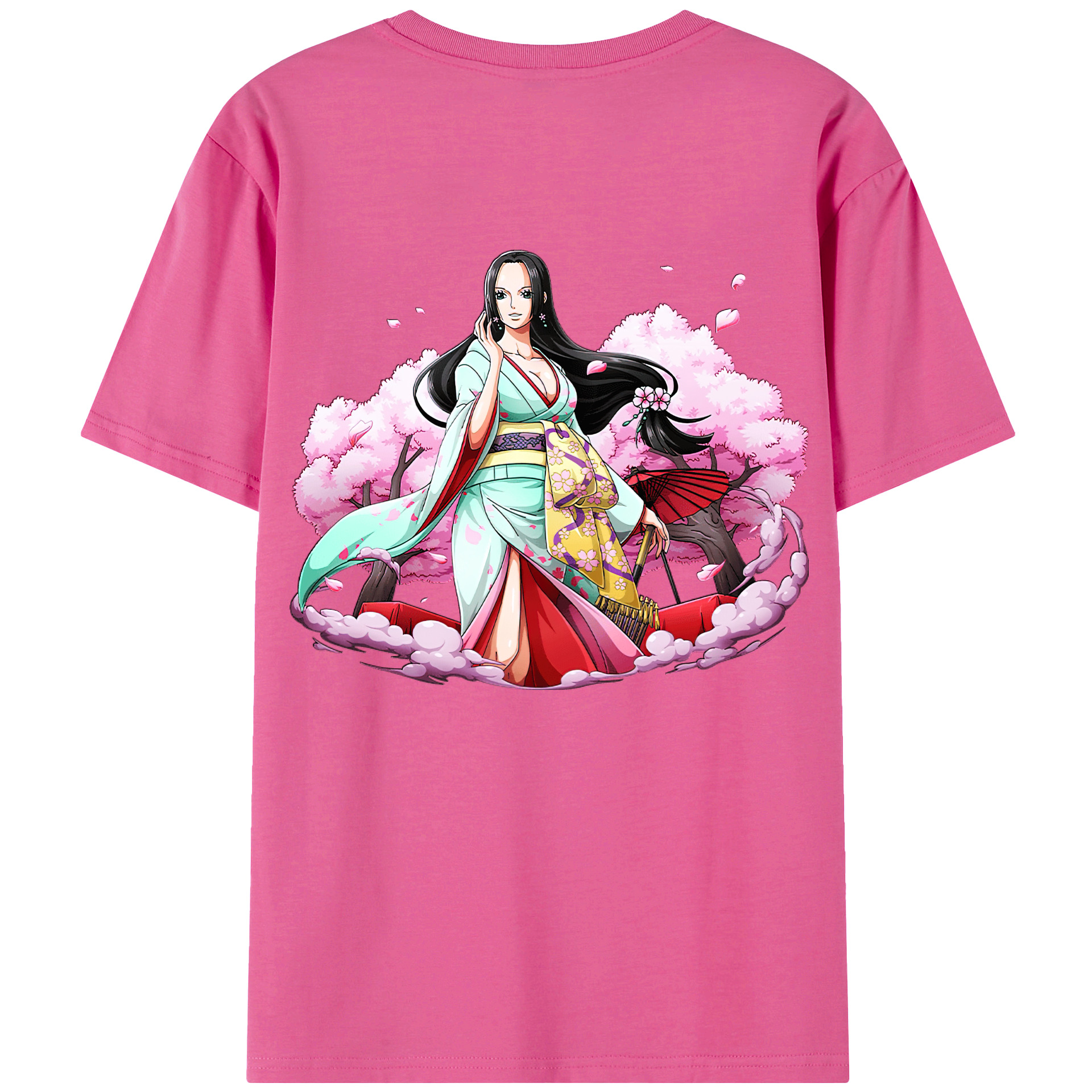 ワンピース ボア・ハンコック ONE PIECE Boa·Hancock レディース半袖Tシャツ(バックプリント)
