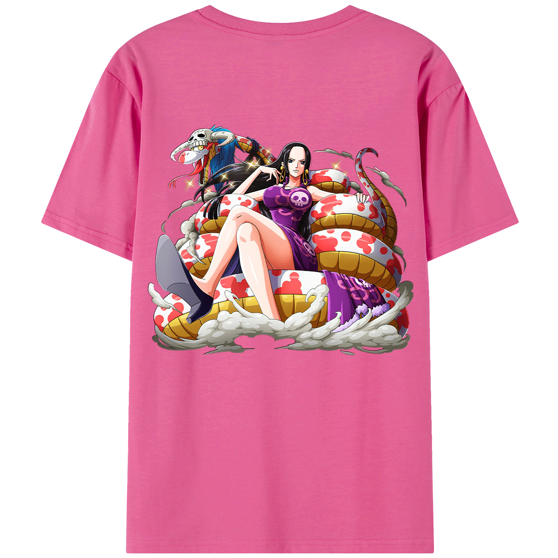 ワンピース ボア・ハンコック ONE PIECE Boa·Hancock レディース半袖Tシャツ(バックプリント)