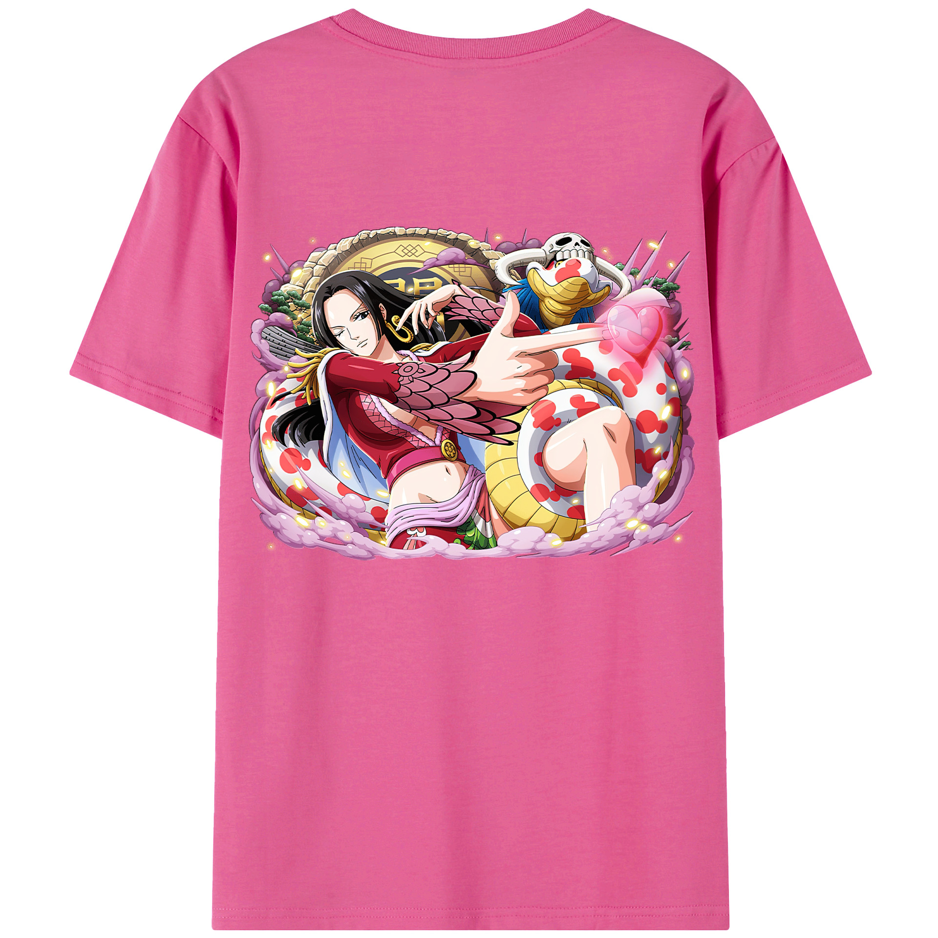 ワンピース ボア・ハンコック ONE PIECE Boa·Hancock レディース半袖Tシャツ(バックプリント)