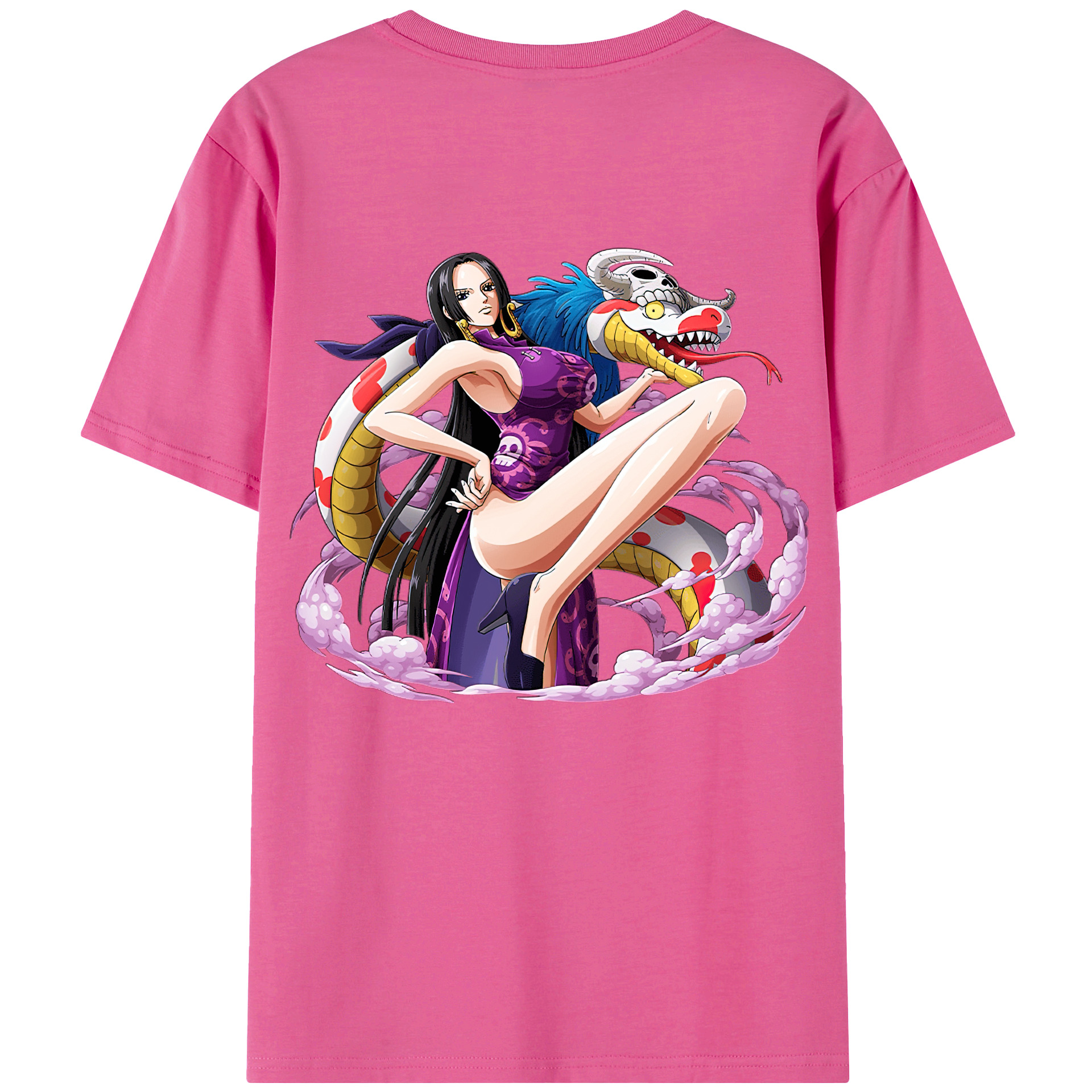 ワンピース ボア・ハンコック ONE PIECE Boa·Hancock レディース半袖Tシャツ(バックプリント)