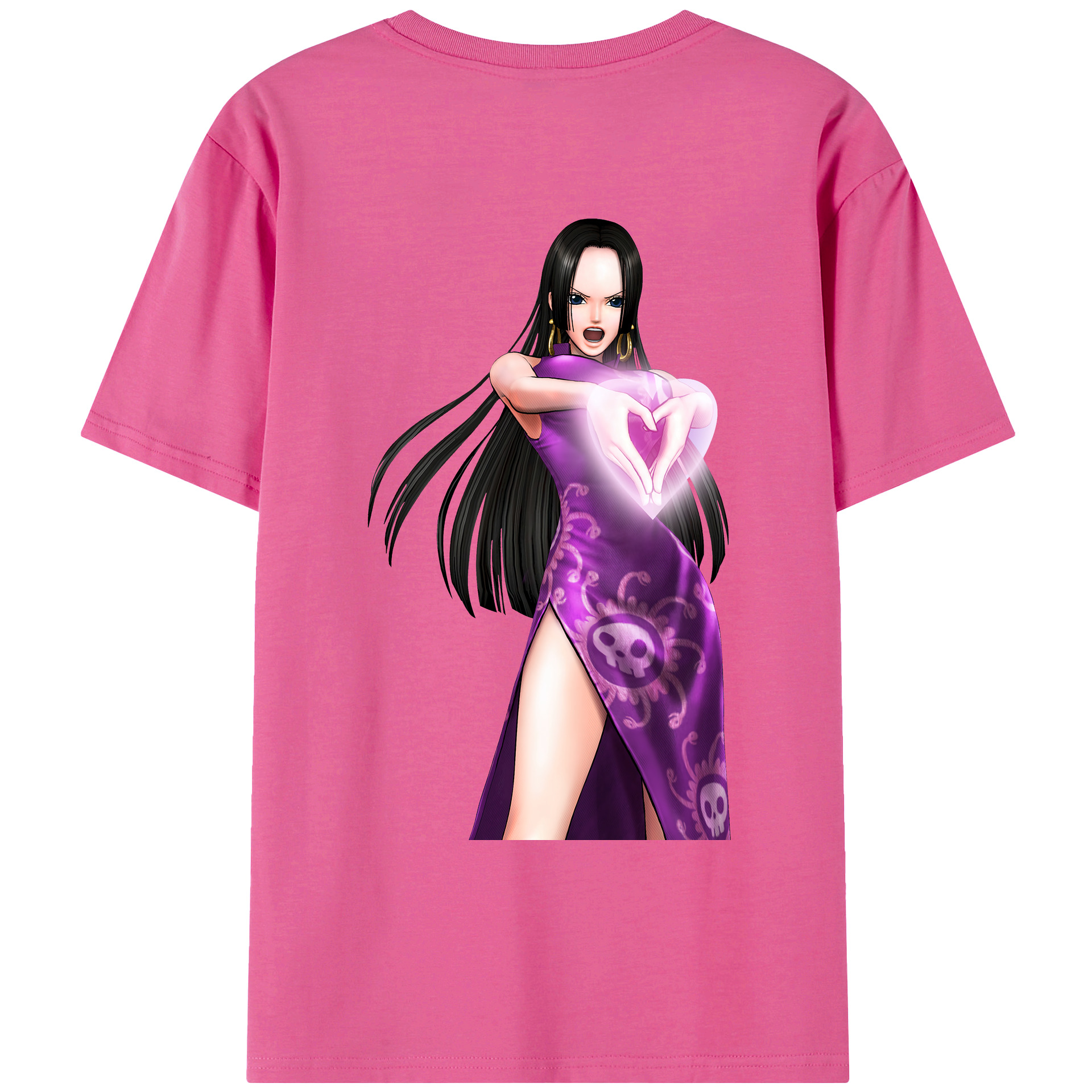 ワンピース ボア・ハンコック ONE PIECE Boa·Hancock レディース半袖Tシャツ(バックプリント)