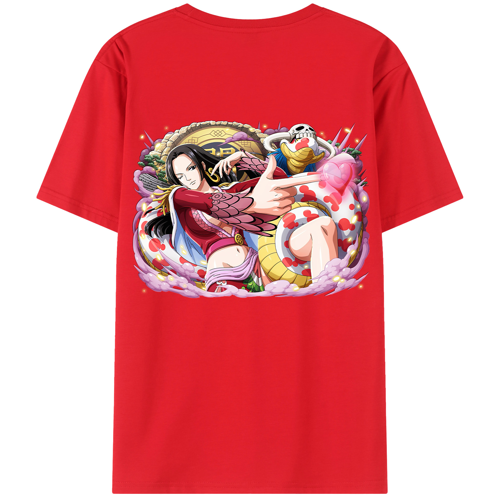 ワンピース ボア・ハンコック ONE PIECE Boa·Hancock レディース半袖Tシャツ(バックプリント)