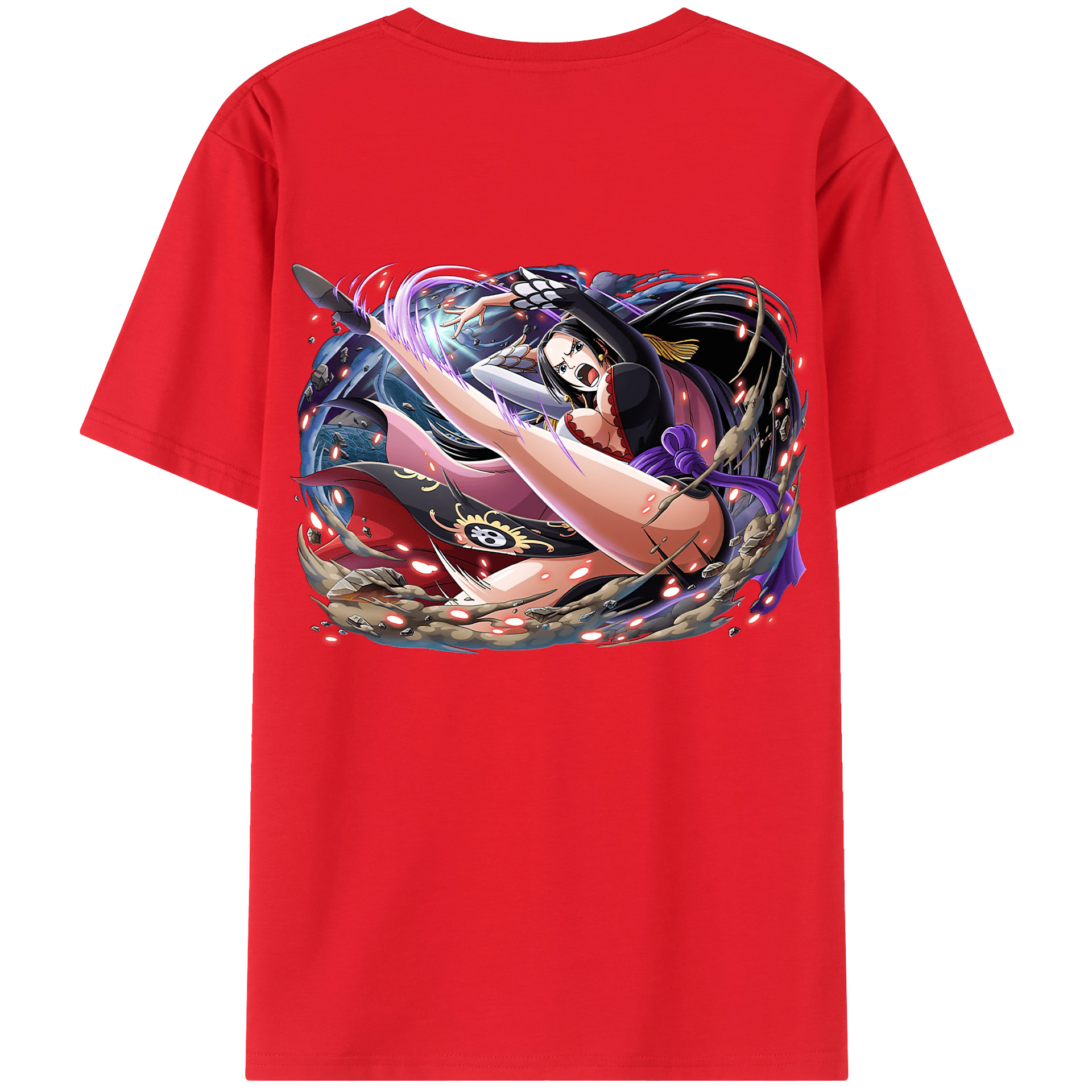 ワンピース ボア・ハンコック ONE PIECE Boa·Hancock レディース半袖Tシャツ(バックプリント)