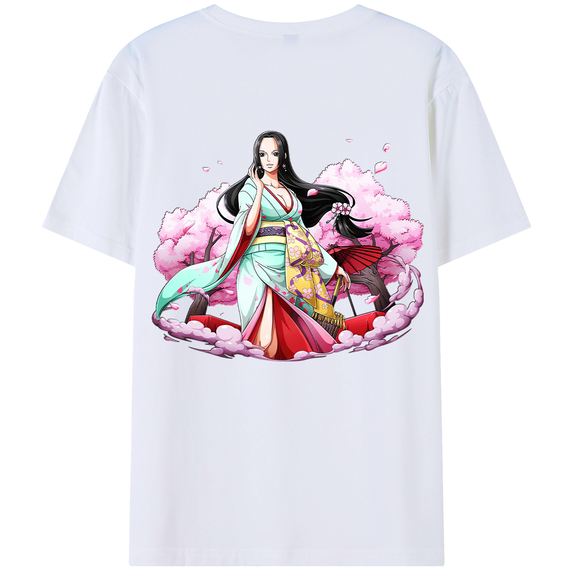 ワンピース ボア・ハンコック ONE PIECE Boa·Hancock レディース半袖Tシャツ(バックプリント)