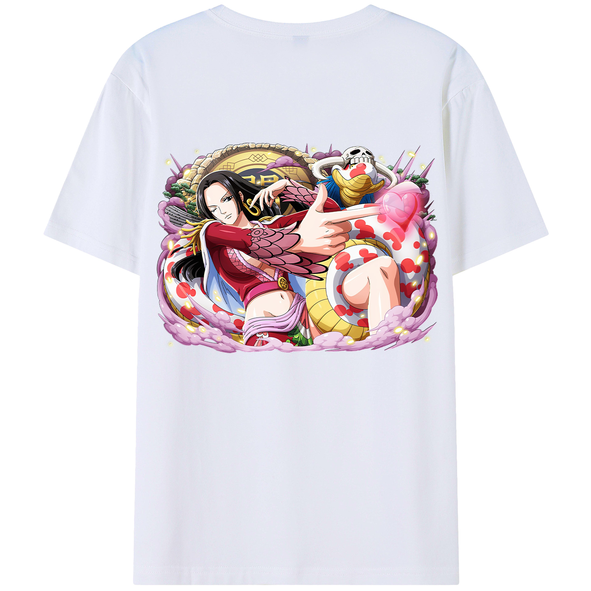 ワンピース ボア・ハンコック ONE PIECE Boa·Hancock レディース半袖Tシャツ(バックプリント)