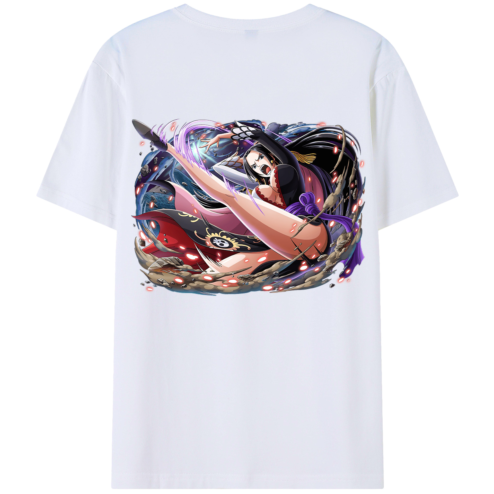 ワンピース ボア・ハンコック ONE PIECE Boa·Hancock レディース半袖Tシャツ(バックプリント)