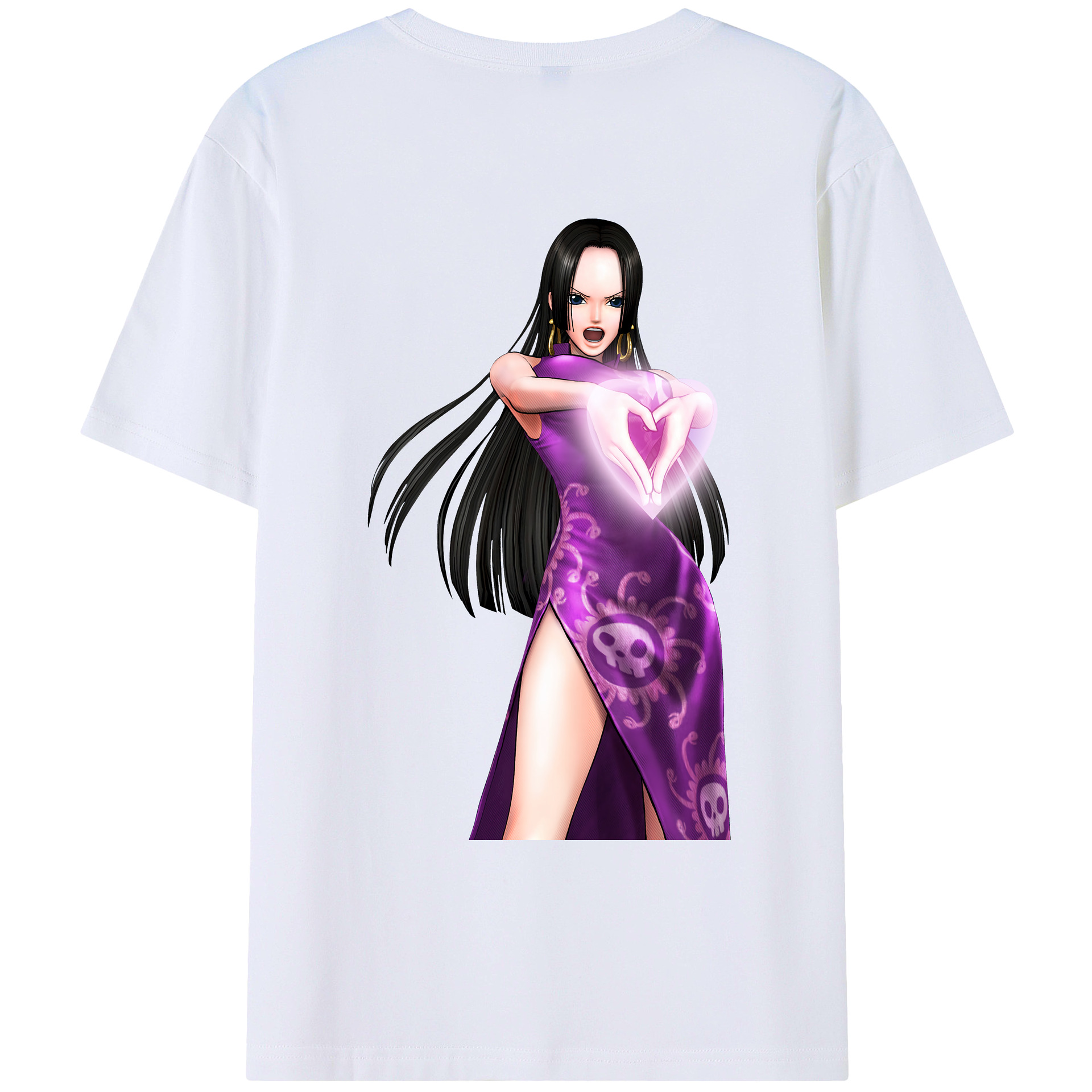 ワンピース ボア・ハンコック ONE PIECE Boa·Hancock レディース半袖Tシャツ(バックプリント)
