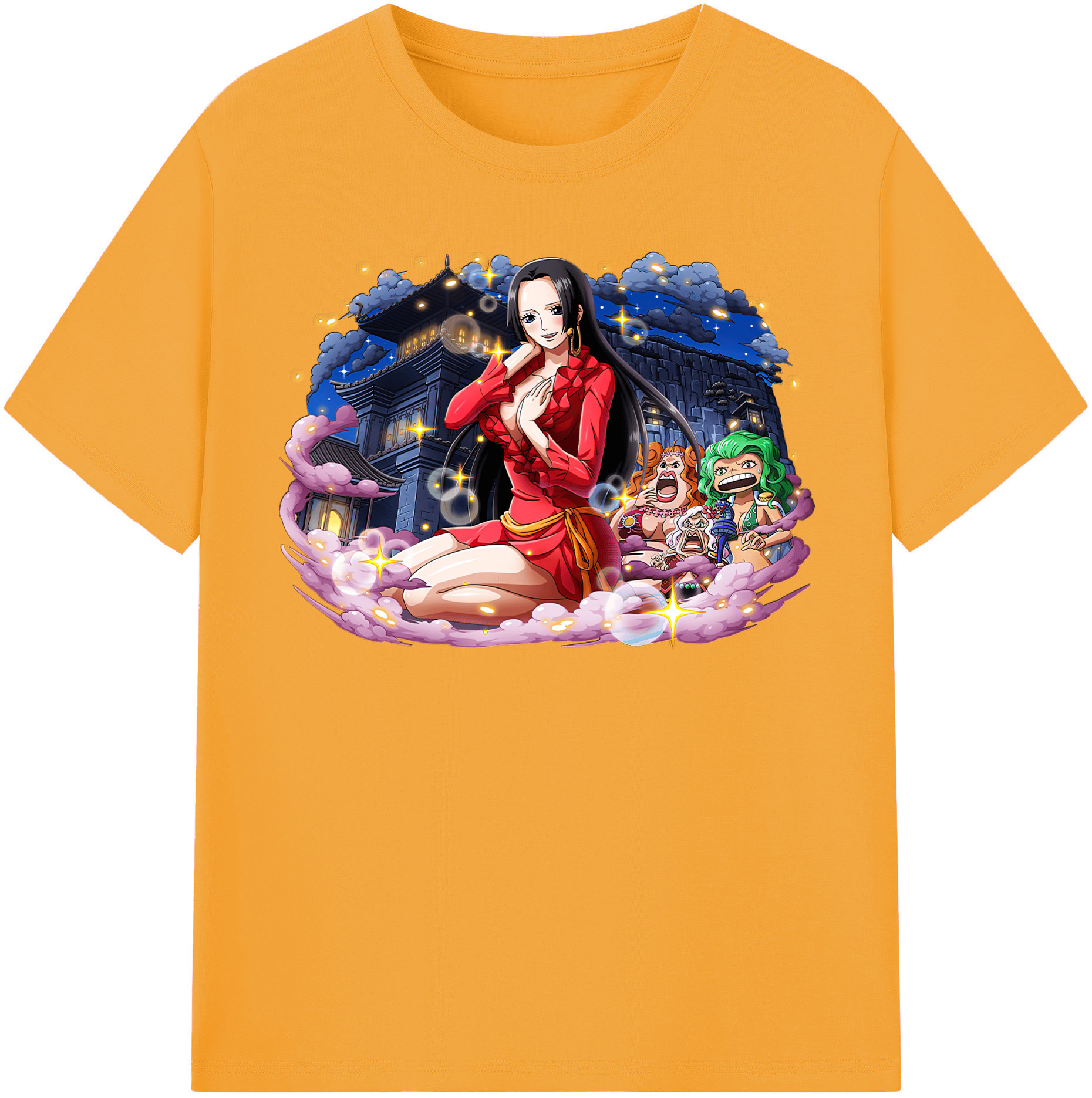 ワンピース ボア・ハンコック ONE PIECE Boa·Hancock レディースカジュアルプリントTシャツ（綿100％）