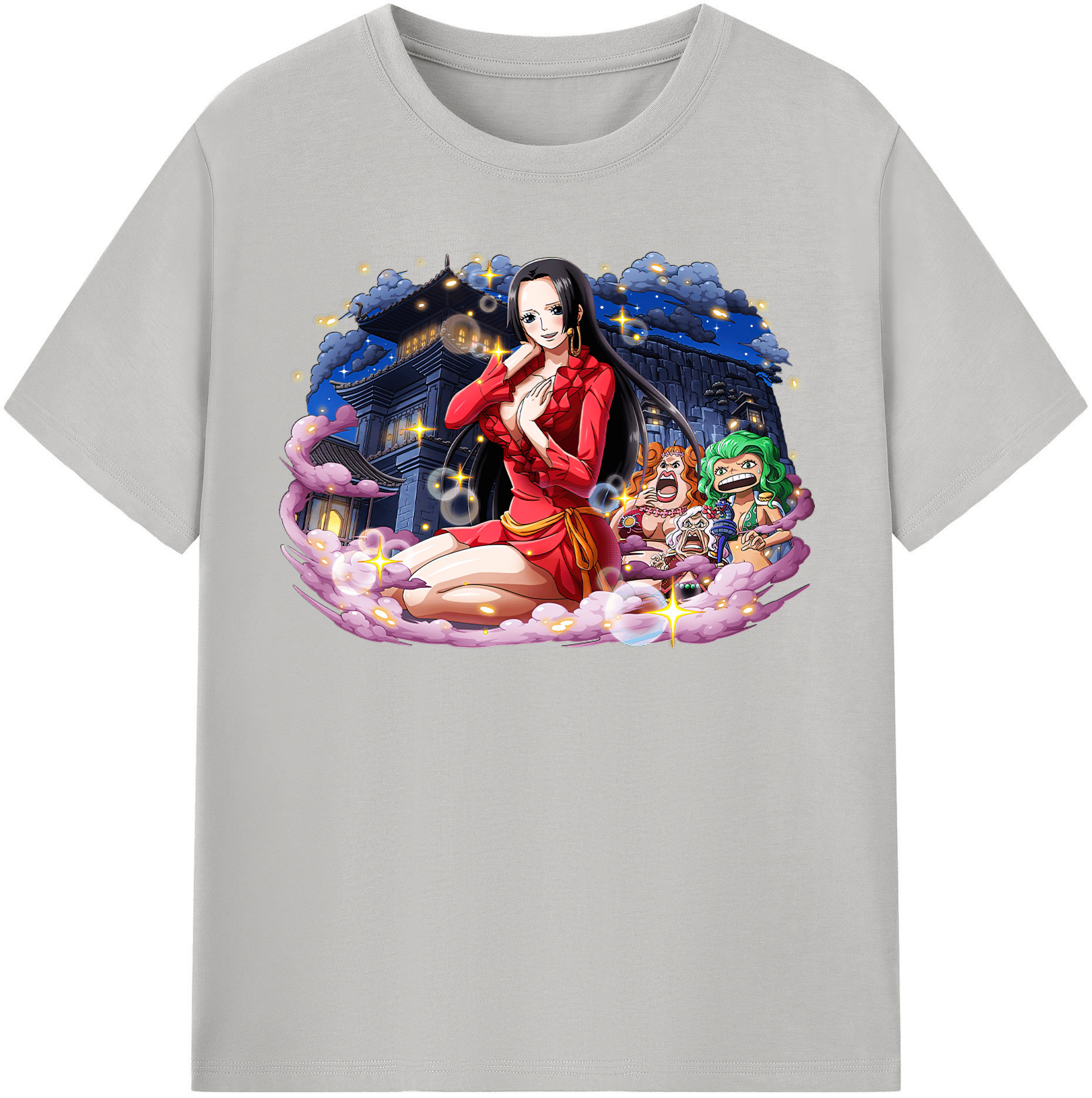ワンピース ボア・ハンコック ONE PIECE Boa·Hancock レディースカジュアルプリントTシャツ（綿100％）