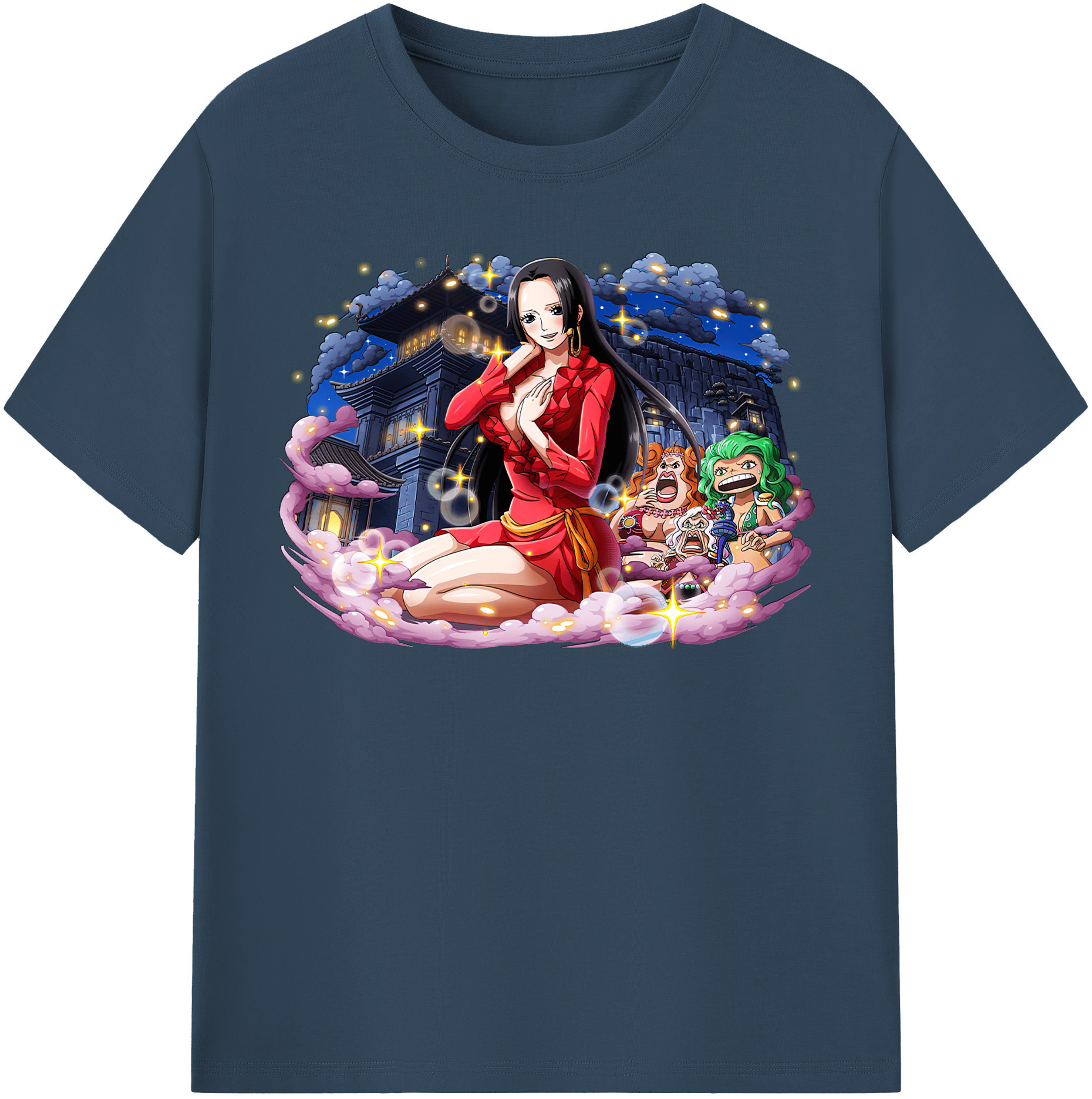 ワンピース ボア・ハンコック ONE PIECE Boa·Hancock レディースカジュアルプリントTシャツ（綿100％）