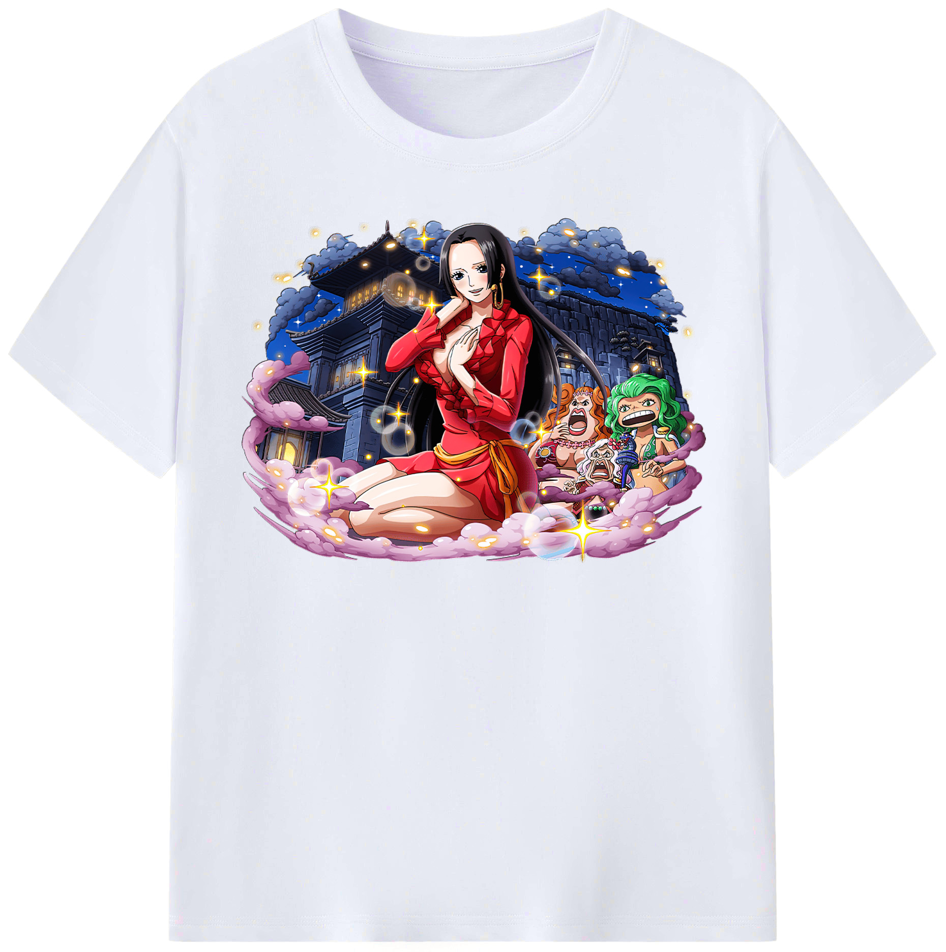 ワンピース ボア・ハンコック ONE PIECE Boa·Hancock レディースカジュアルプリントTシャツ（綿100％）