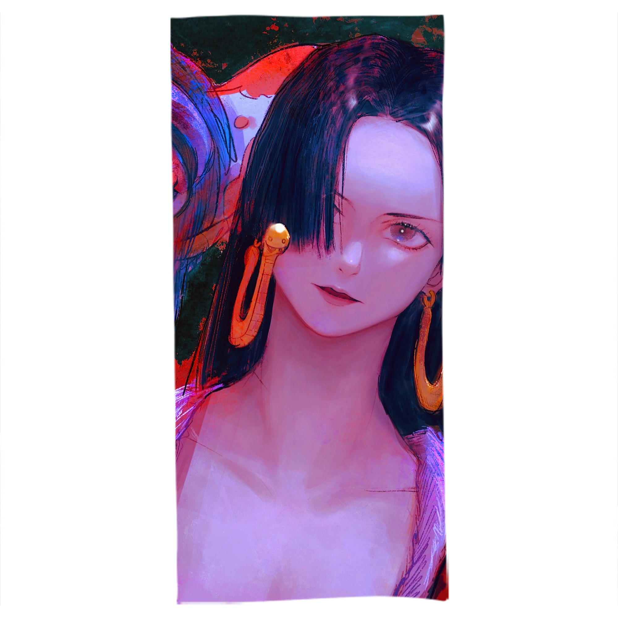 （画像用） ワンピース ONE PIECE 大判バスタオル 70×140cm 吸水速乾 柔らかい肌触り