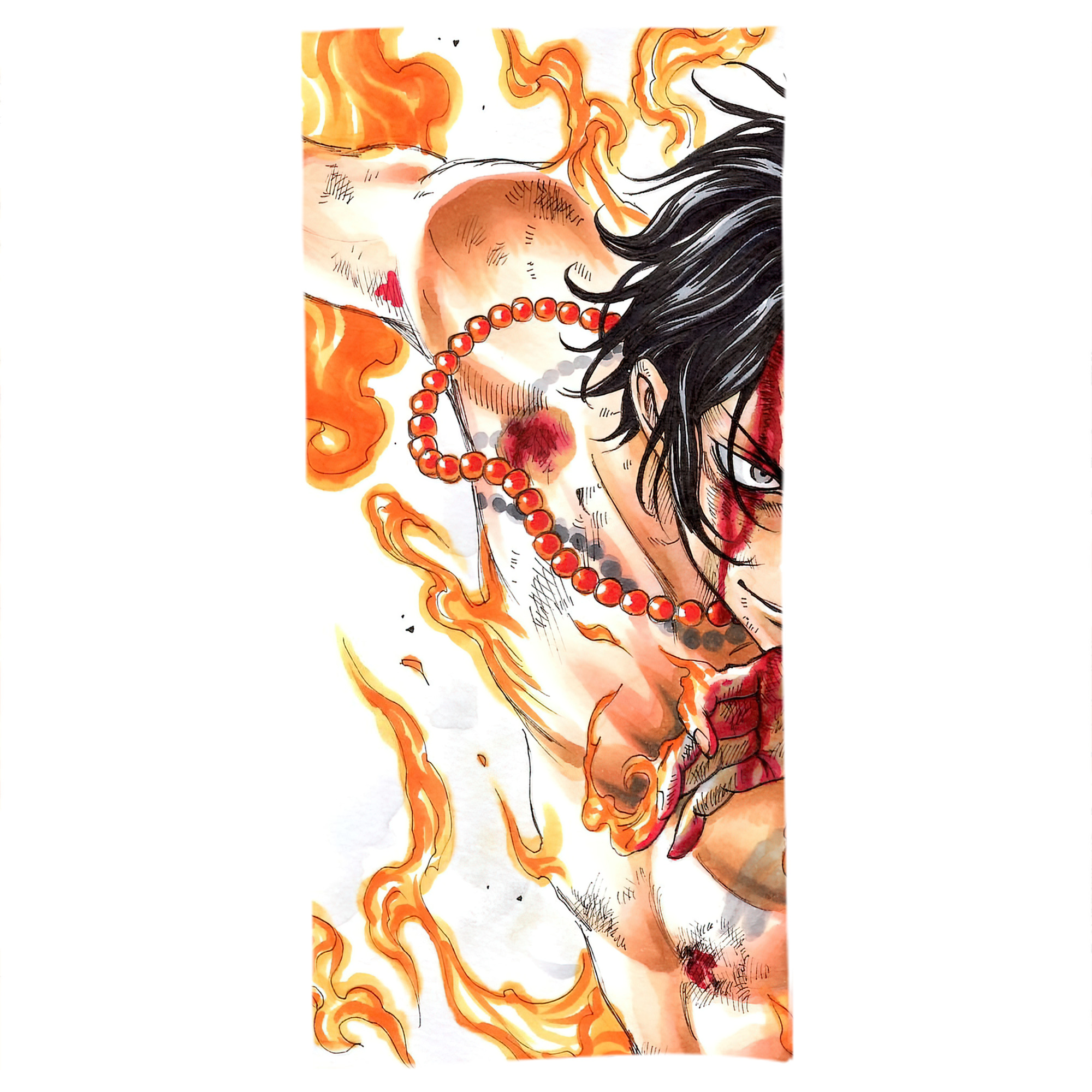 （画像用） ワンピース ONE PIECE 大判バスタオル 70×140cm 吸水速乾 柔らかい肌触り