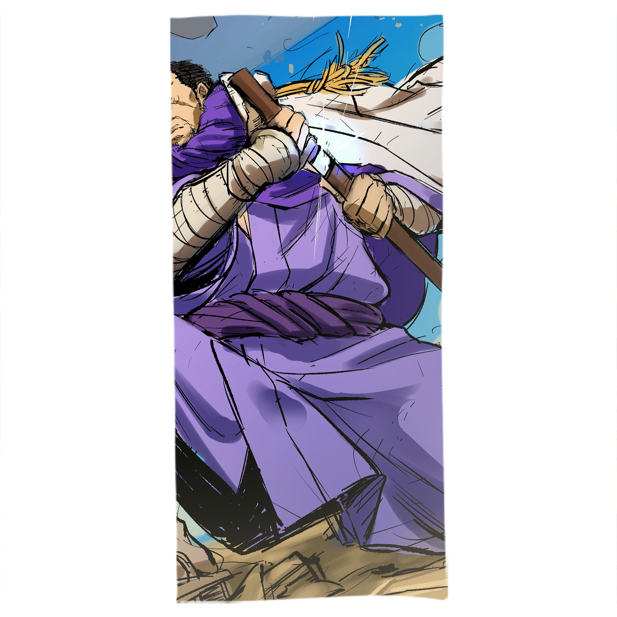 （画像用） ワンピース ONE PIECE 大判バスタオル 70×140cm 吸水速乾 柔らかい肌触り