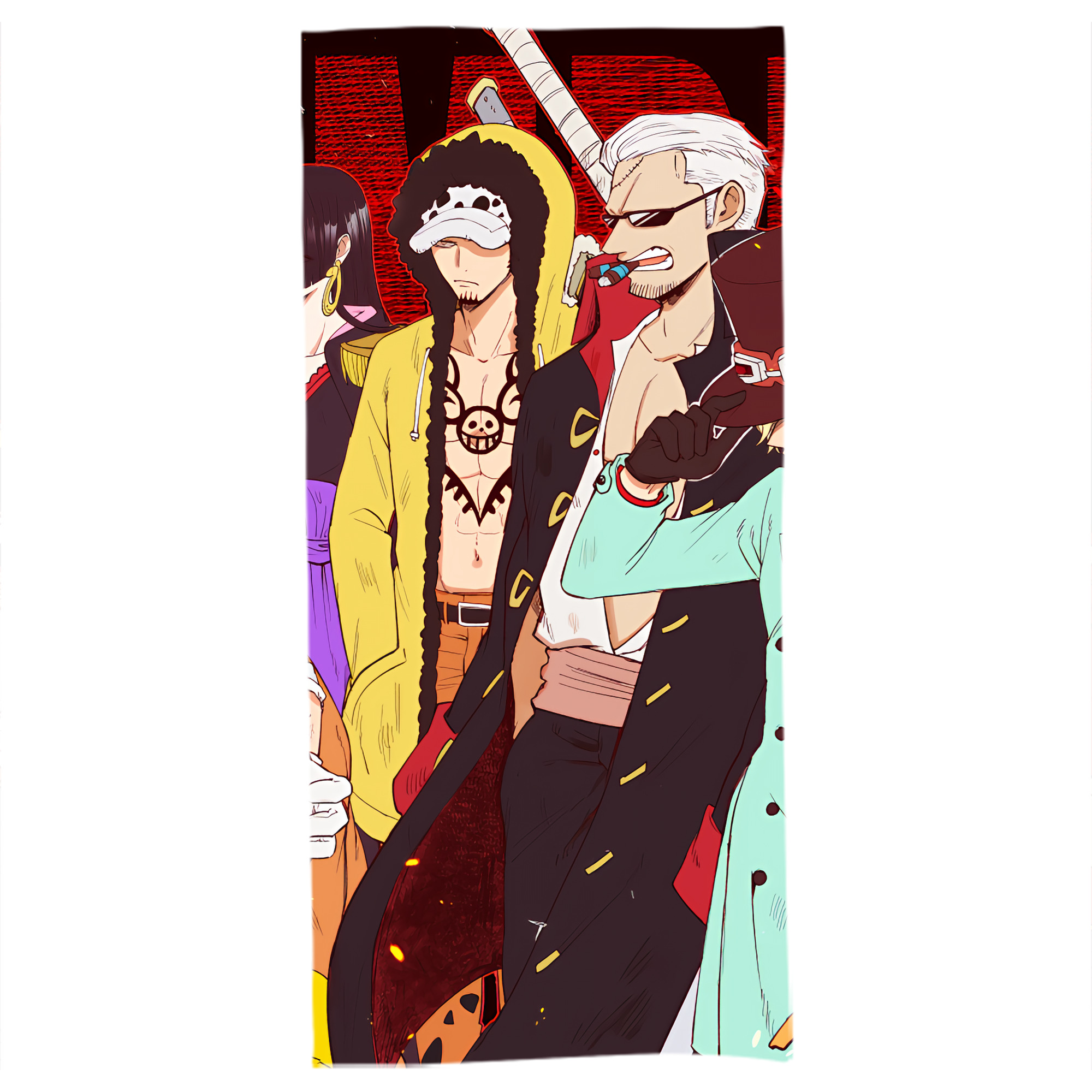（画像用） ワンピース ONE PIECE 大判バスタオル 70×140cm 吸水速乾 柔らかい肌触り