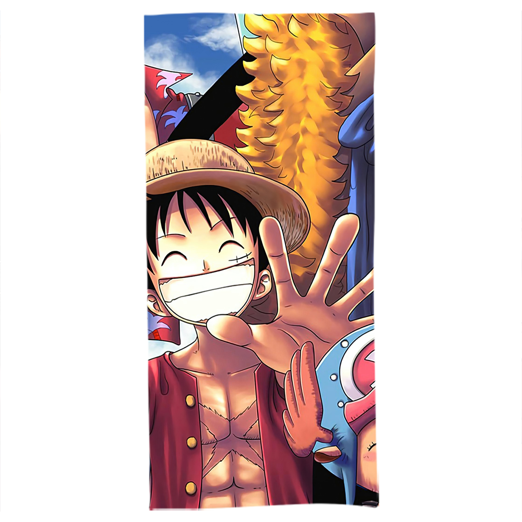 （画像用） ワンピース ONE PIECE 大判バスタオル 70×140cm 吸水速乾 柔らかい肌触り