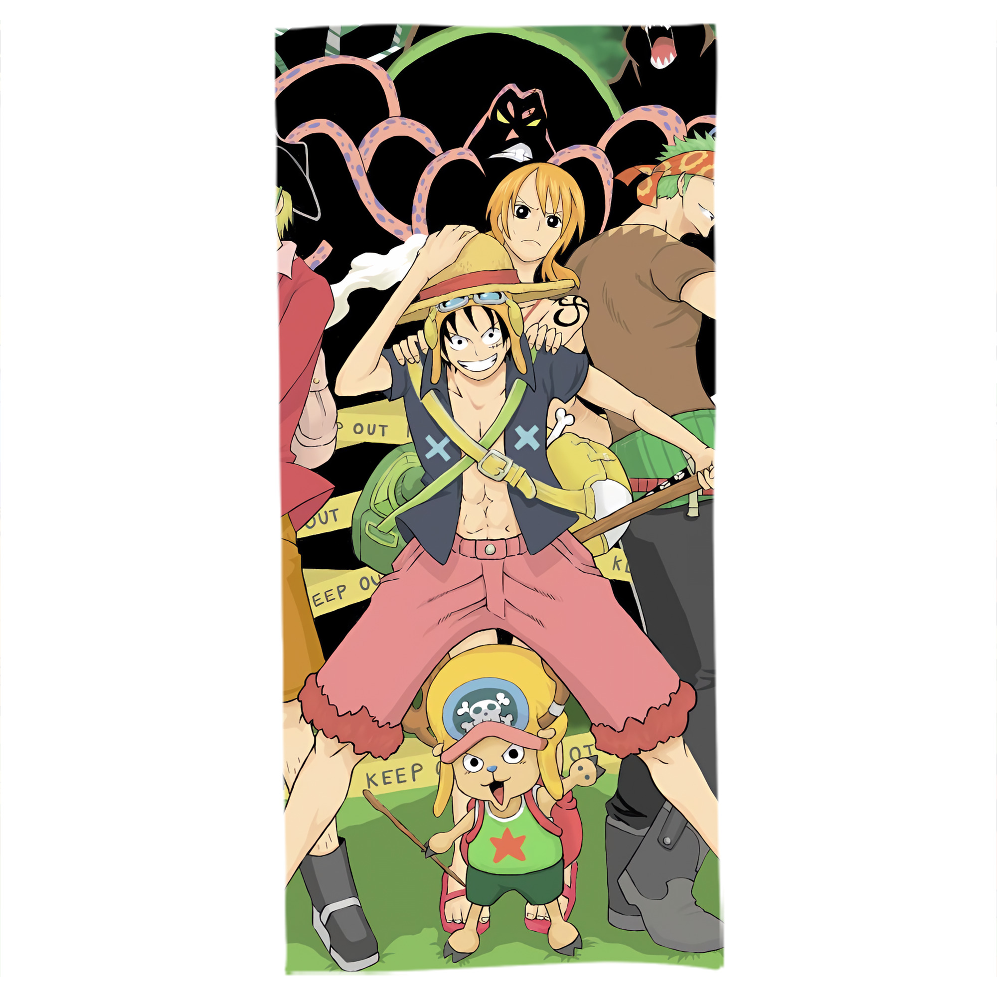 （画像用） ワンピース ONE PIECE 大判バスタオル 70×140cm 吸水速乾 柔らかい肌触り