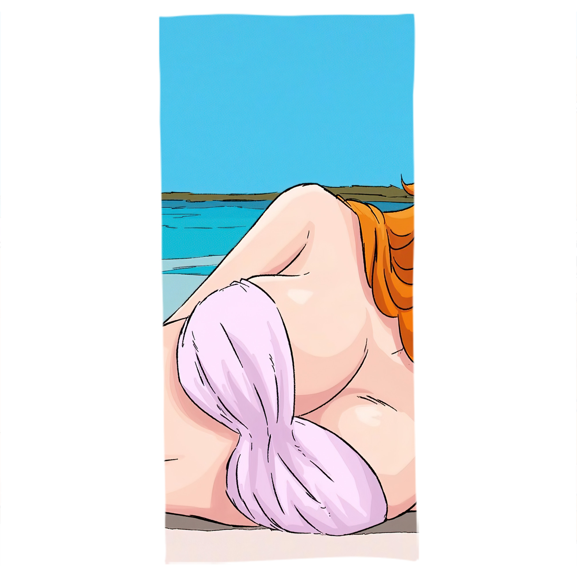 （画像用） ワンピース ONE PIECE 大判バスタオル 70×140cm 吸水速乾 柔らかい肌触り
