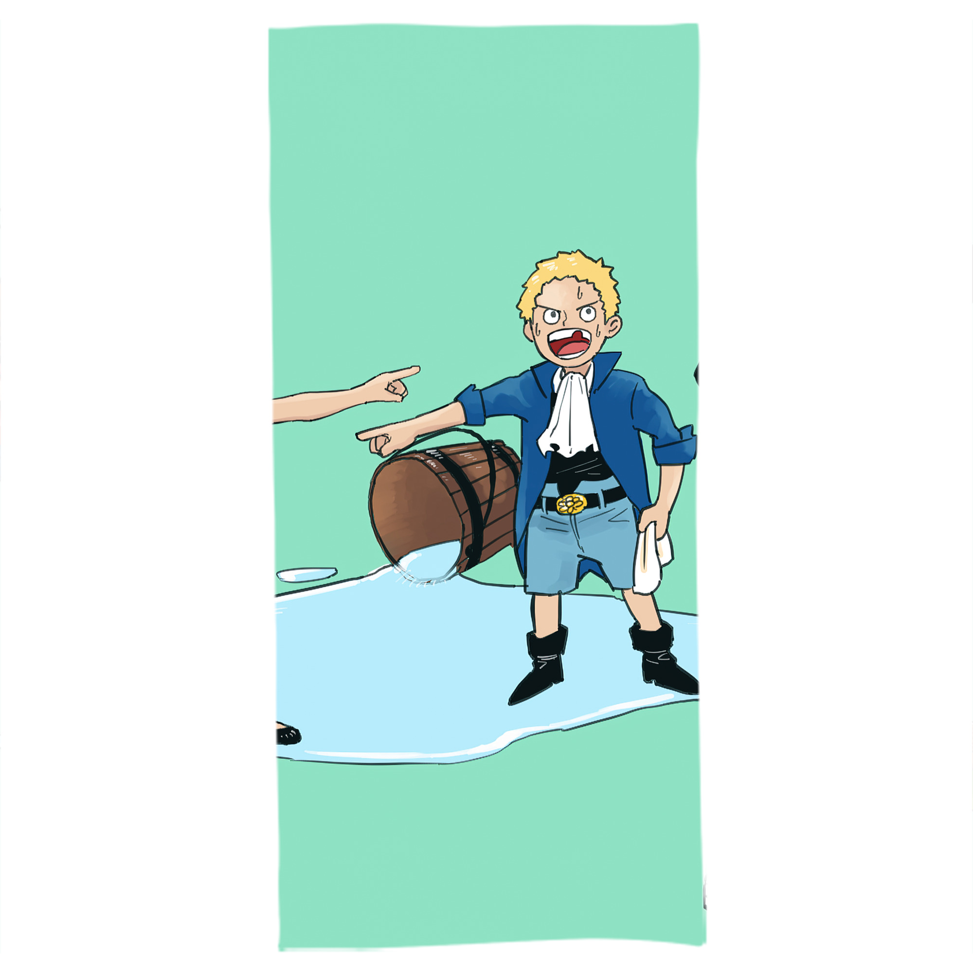 （画像用） ワンピース ONE PIECE 大判バスタオル 70×140cm 吸水速乾 柔らかい肌触り