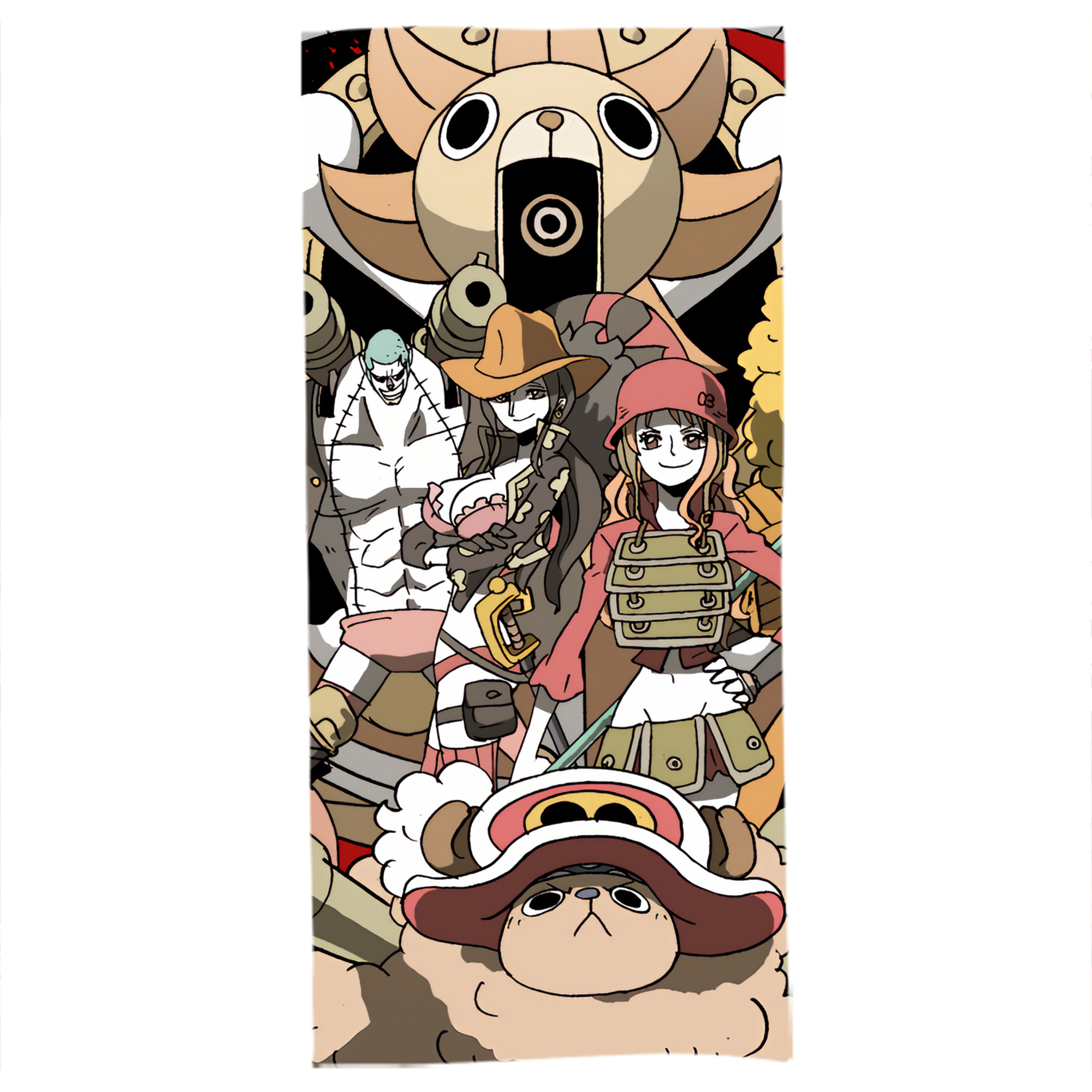 （画像用） ワンピース ONE PIECE 大判バスタオル 70×140cm 吸水速乾 柔らかい肌触り