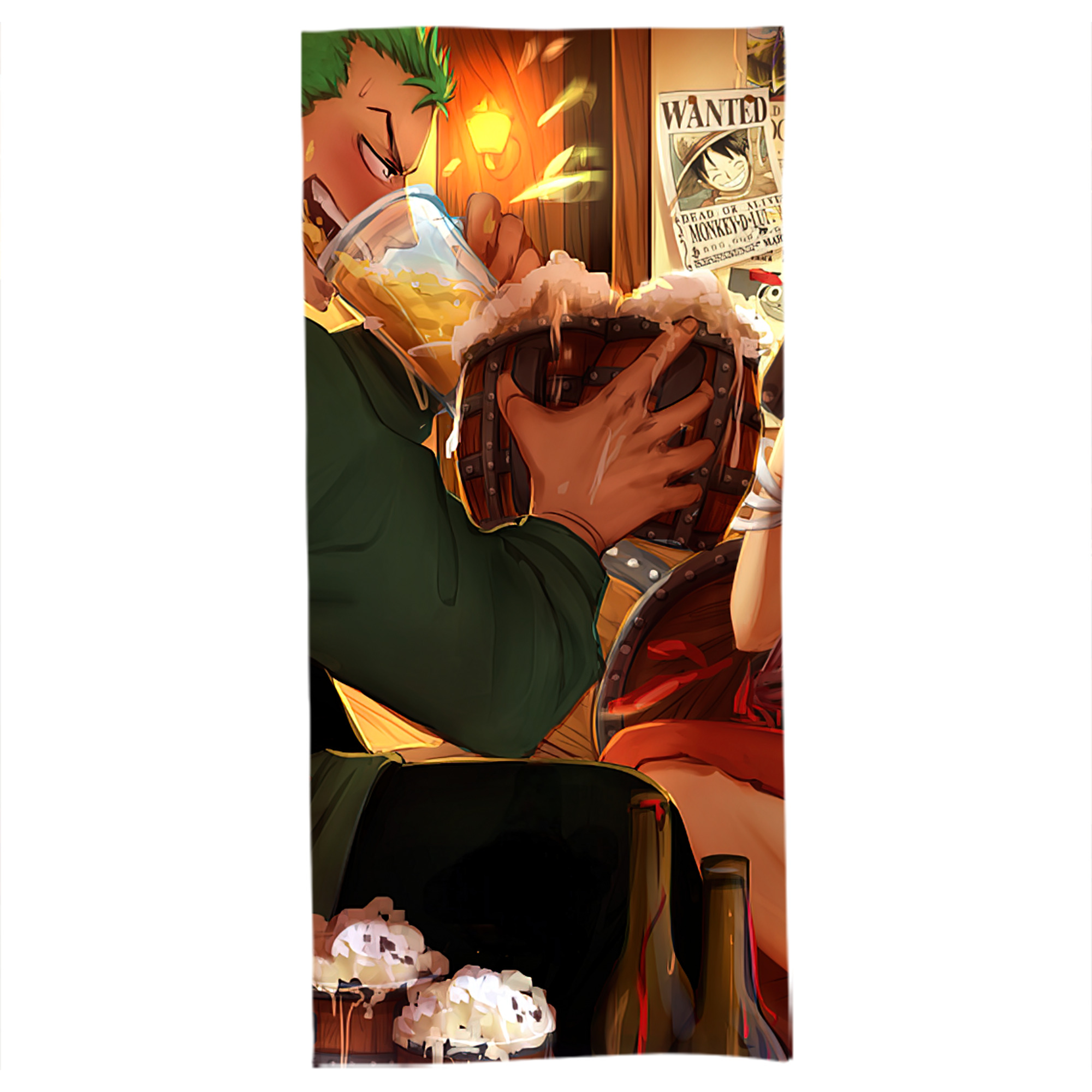 （画像用） ワンピース ONE PIECE 大判バスタオル 70×140cm 吸水速乾 柔らかい肌触り