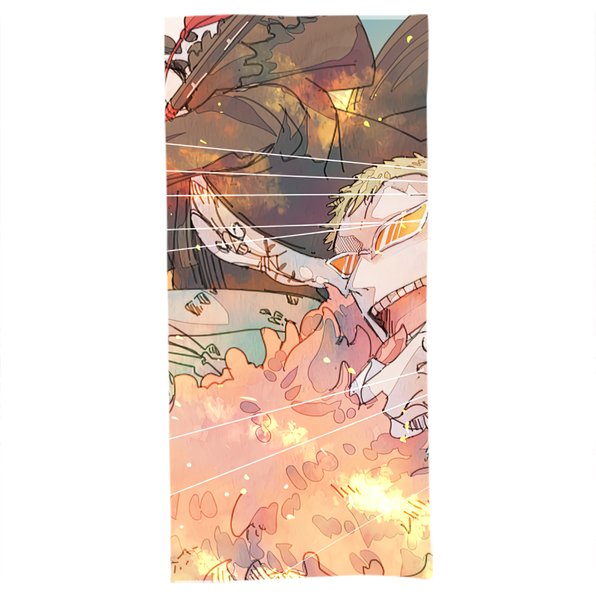 （画像用） ワンピース ONE PIECE 大判バスタオル 70×140cm 吸水速乾 柔らかい肌触り
