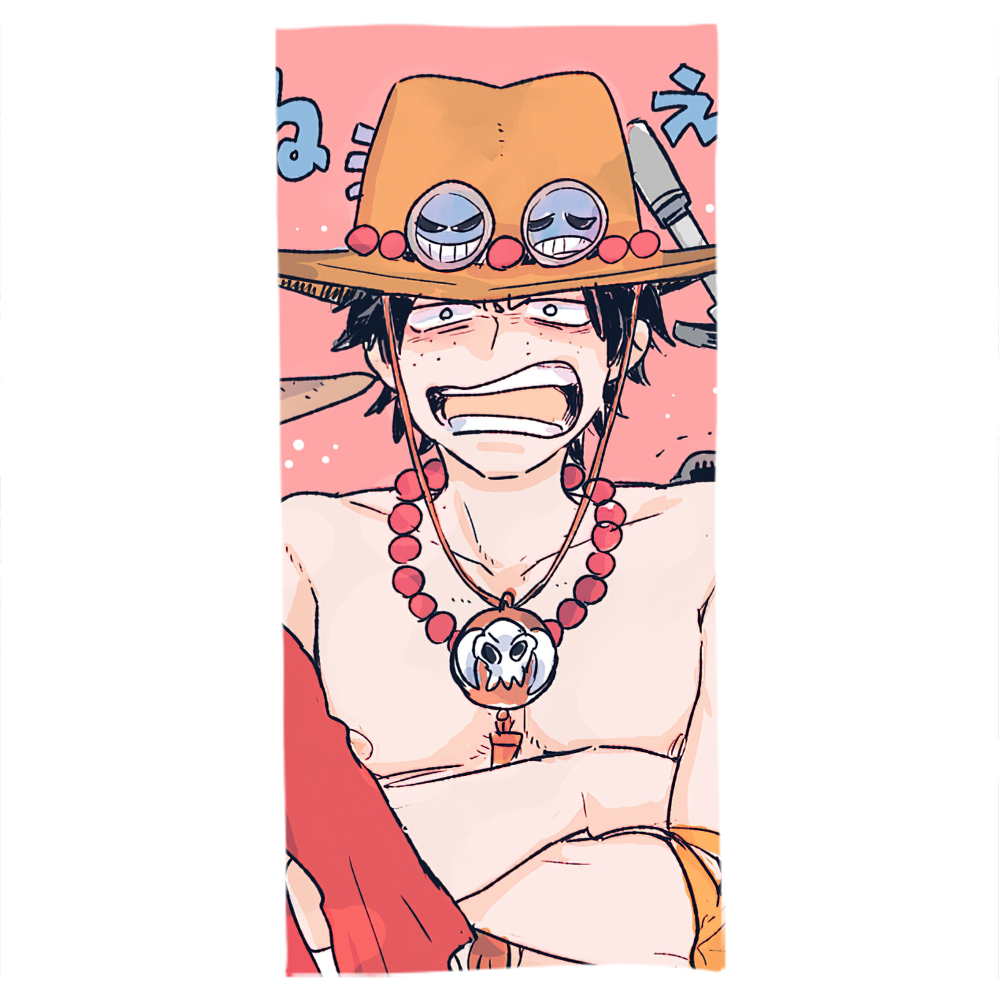 （画像用） ワンピース ONE PIECE 大判バスタオル 70×140cm 吸水速乾 柔らかい肌触り