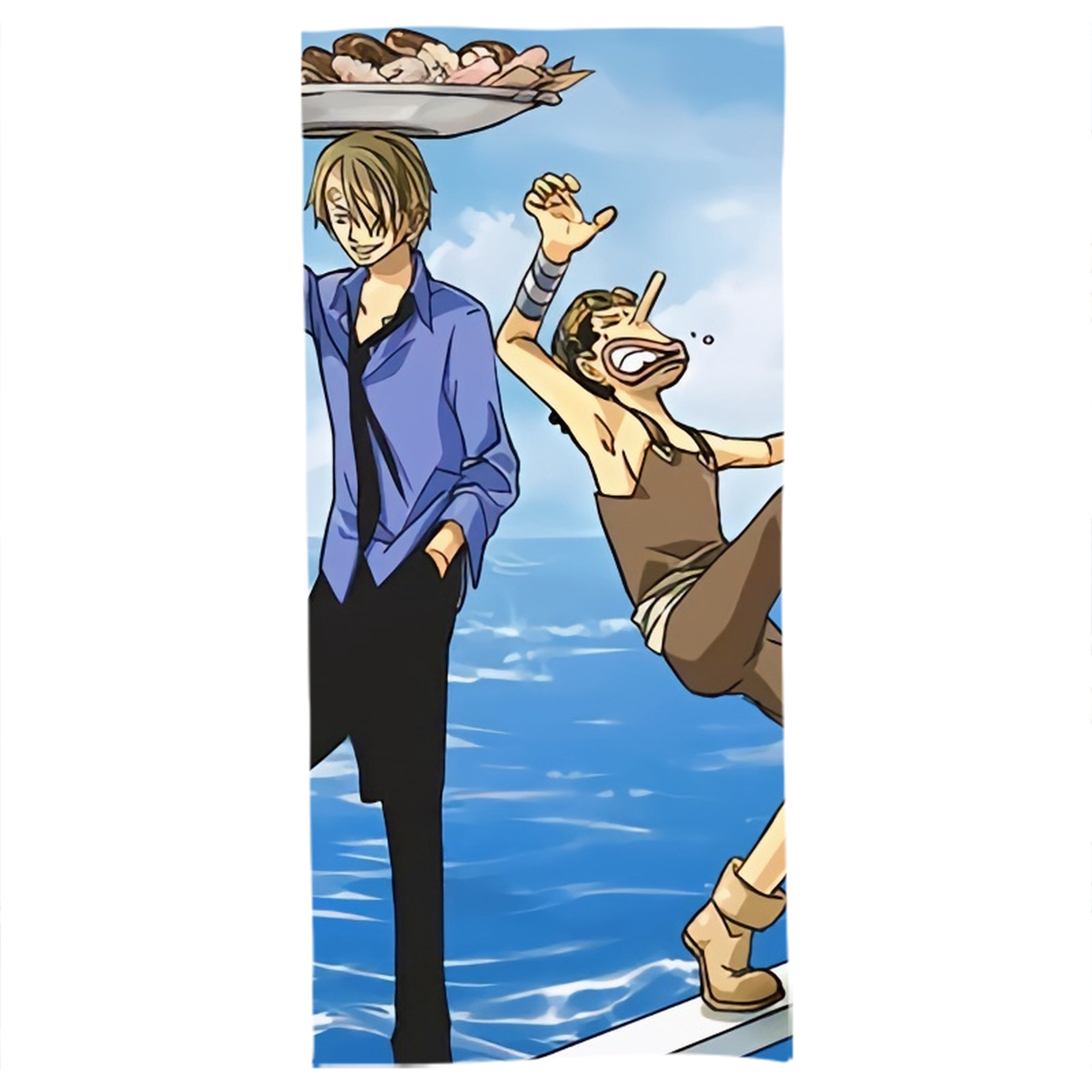 （画像用） ワンピース ONE PIECE 大判バスタオル 70×140cm 吸水速乾 柔らかい肌触り