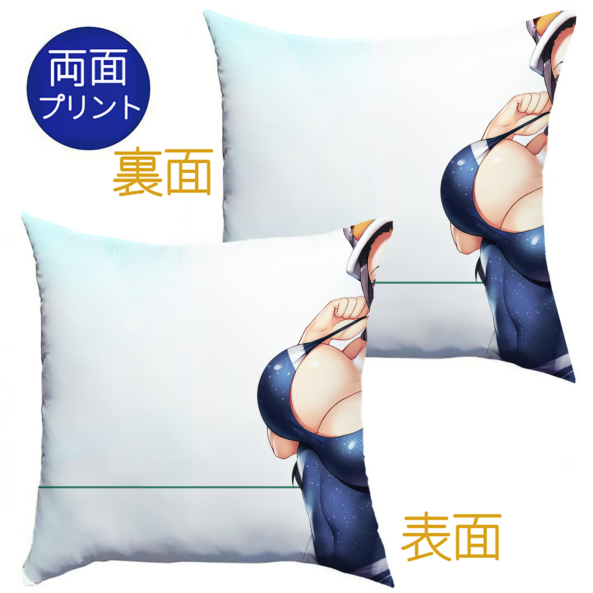 （画像用） ワンピース ONE PIECE クッションカバー＆本体セット（ポリエステル素材）