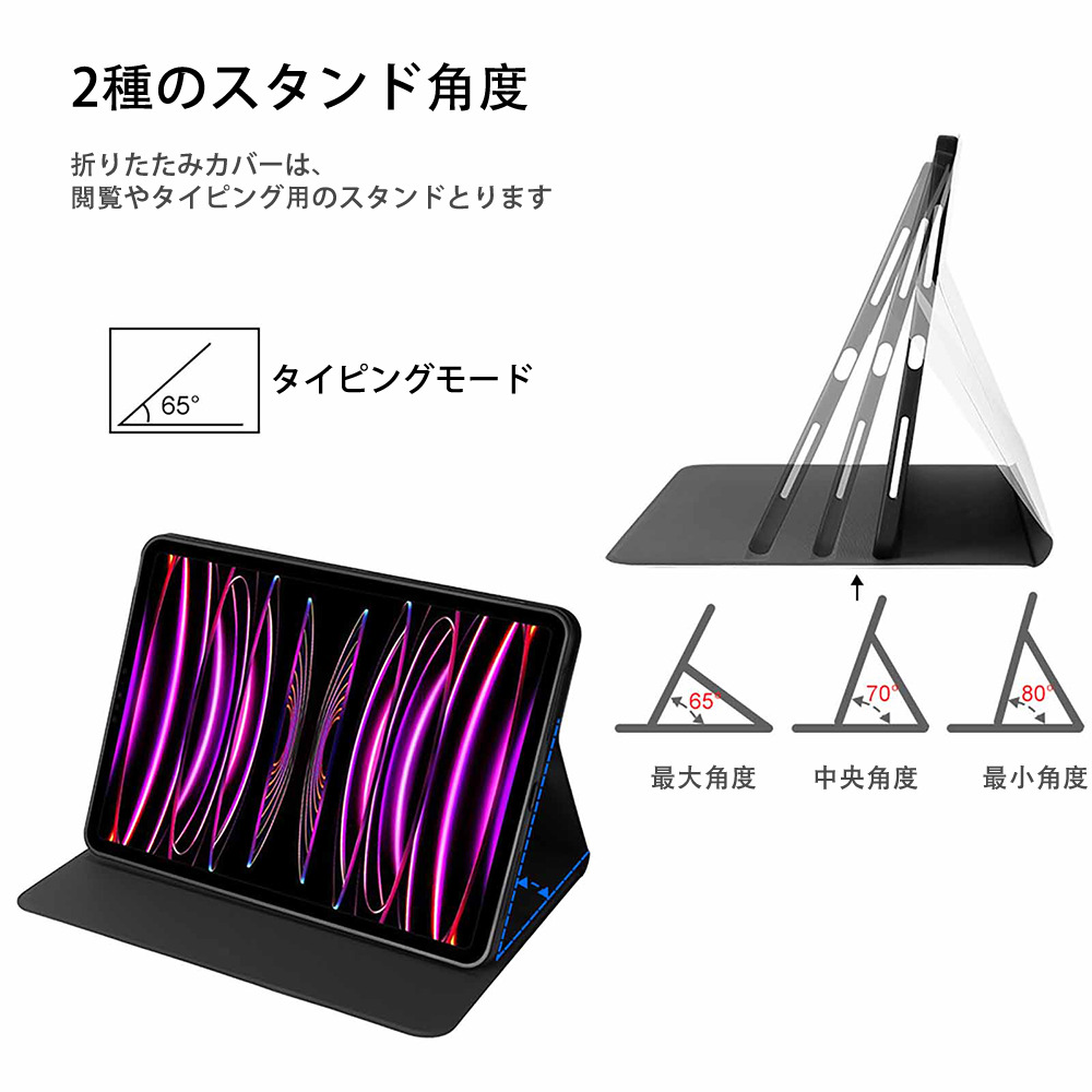 ワンピース ONE PIECE IPad ケース ブック型 PUレザー TPU 耐衝撃 軽量 薄型 ペン収納なし 全面保護 IPad 各モデル対応