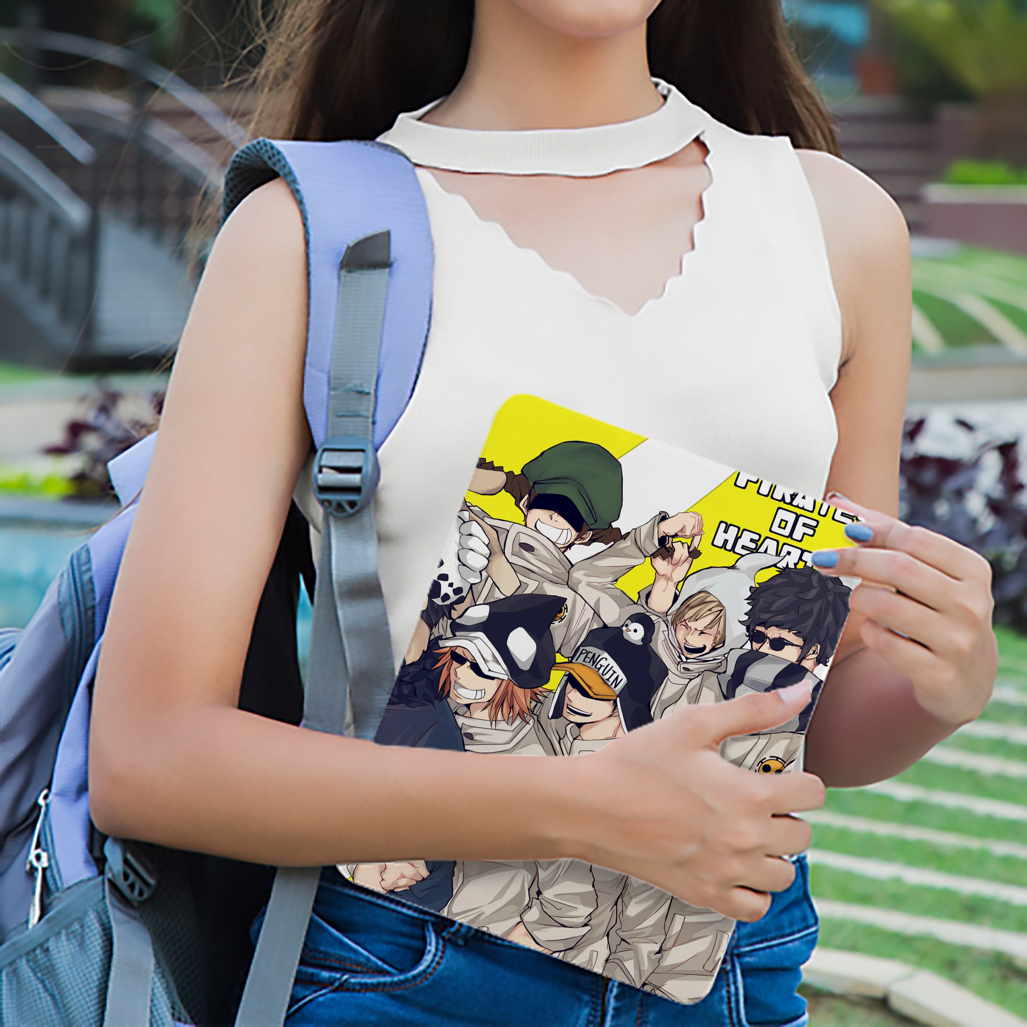 ワンピース ONE PIECE IPad ケース ブック型 PUレザー TPU 耐衝撃 軽量 薄型 ペン収納なし 全面保護 IPad 各モデル対応