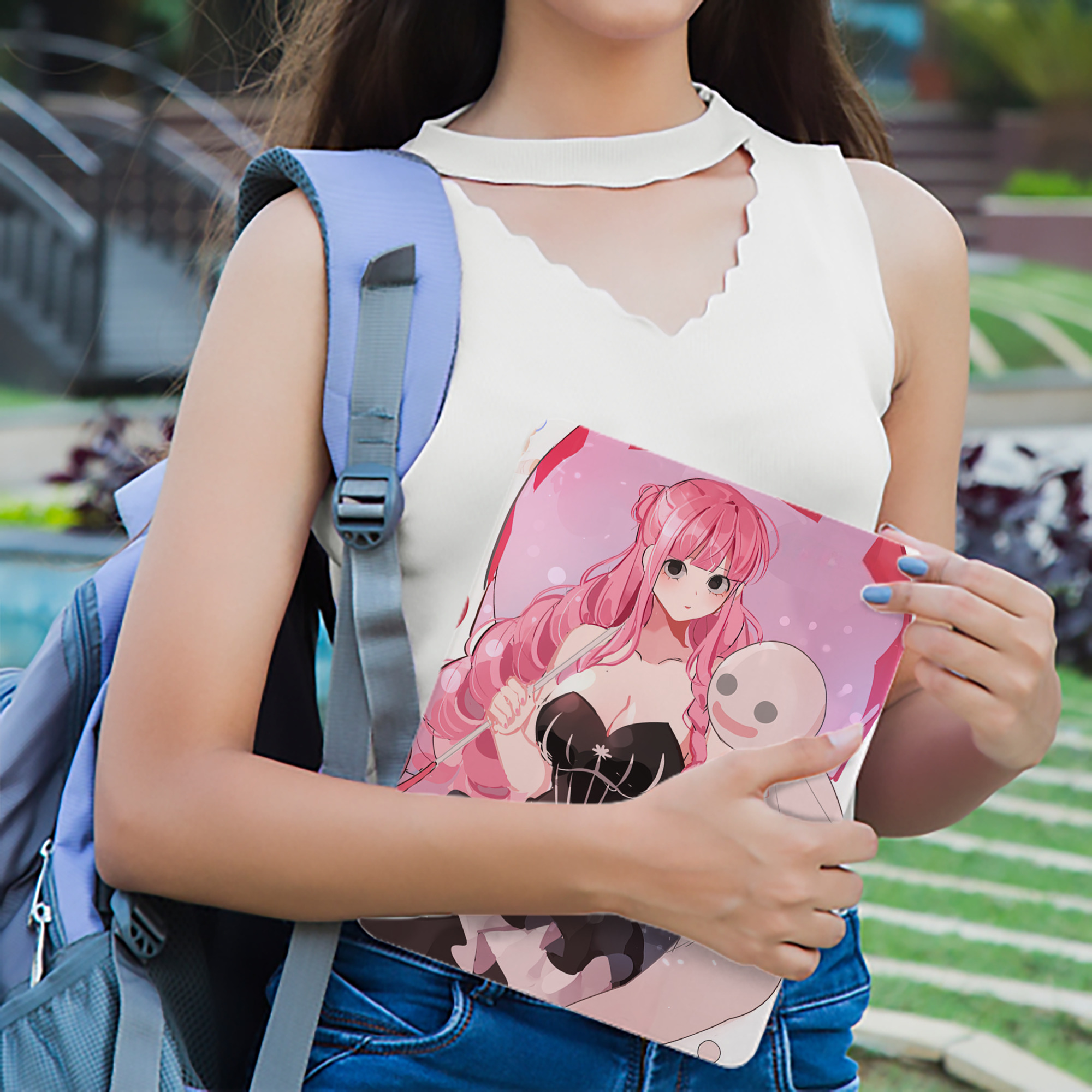 ワンピース ONE PIECE IPadケース ペンホルダー付き ブックスタイルデザイン