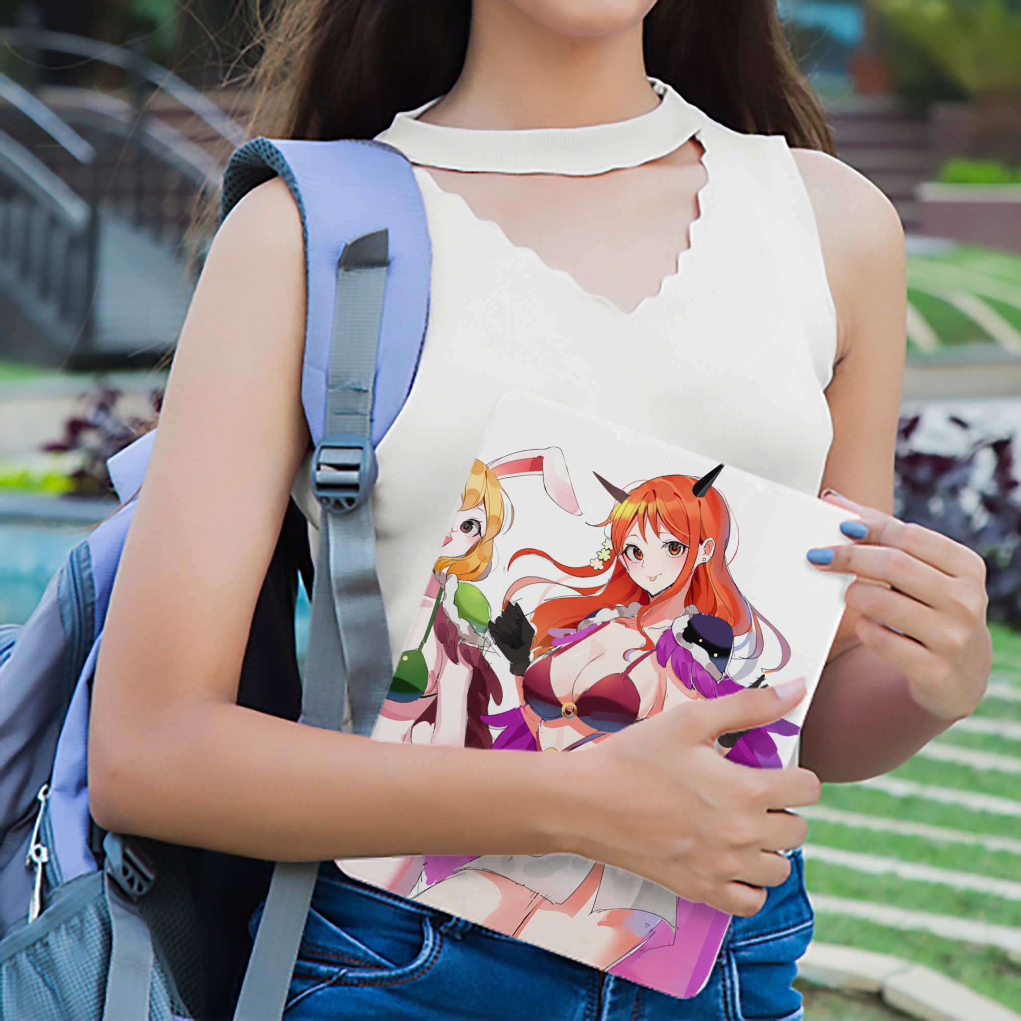 ワンピース ONE PIECE IPadケース ペンホルダー付き ブックスタイルデザイン