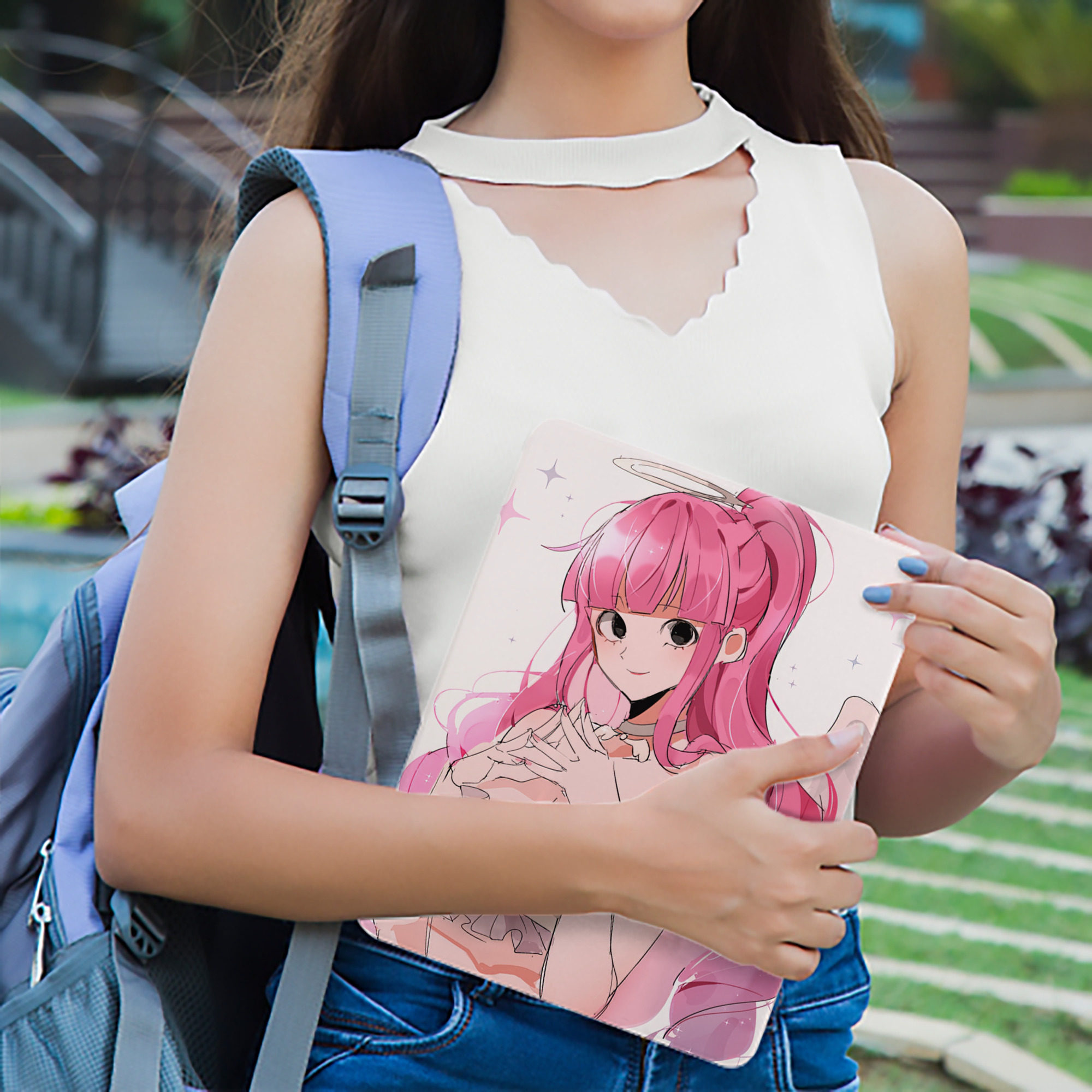 ワンピース ONE PIECE IPadケース ペンホルダー付き ブックスタイルデザイン
