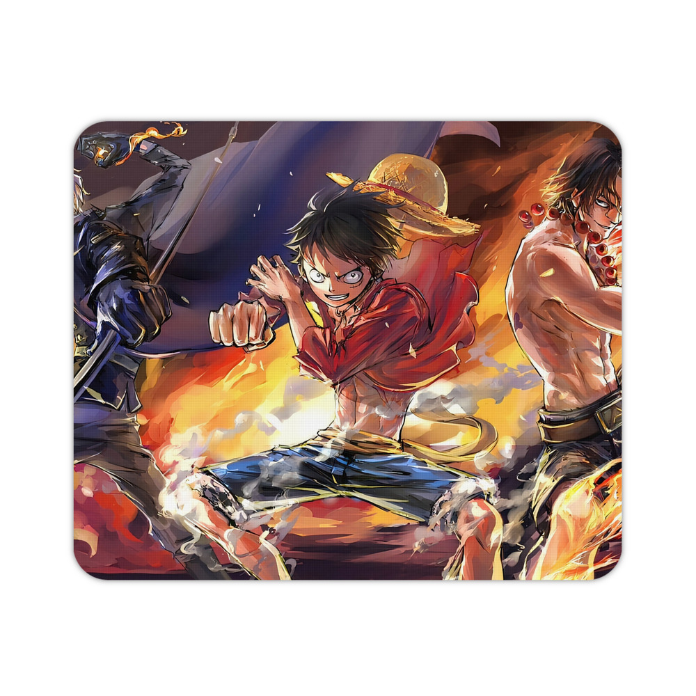 （画像用） ワンピース ONE PIECE マウスパッド ステッチ加工 ラバー素材 防水 滑り止め 超薄型 ゲーミング/オフィス対応