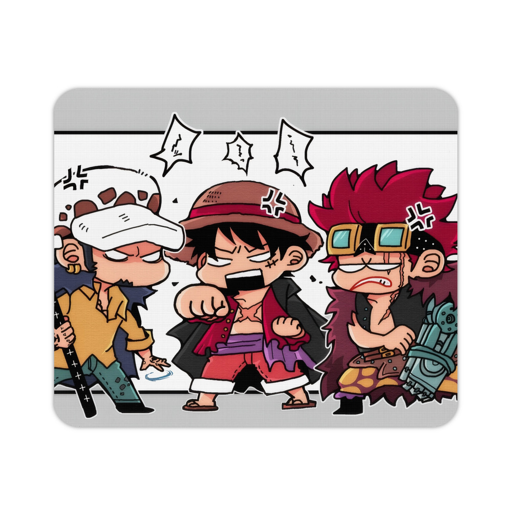 （画像用） ワンピース ONE PIECE マウスパッド ステッチ加工 ラバー素材 防水 滑り止め 超薄型 ゲーミング/オフィス対応
