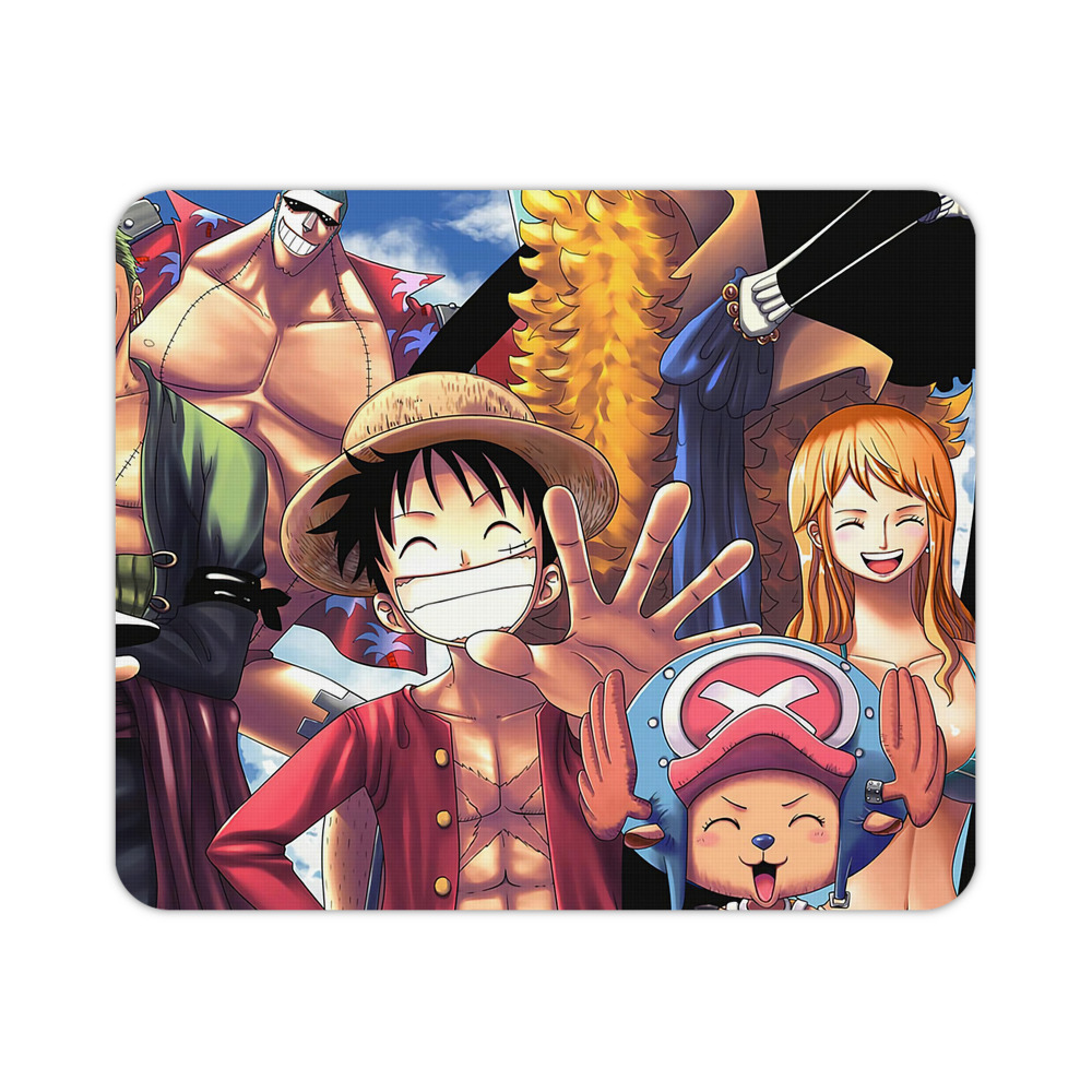 （画像用） ワンピース ONE PIECE マウスパッド ステッチ加工 ラバー素材 防水 滑り止め 超薄型 ゲーミング/オフィス対応