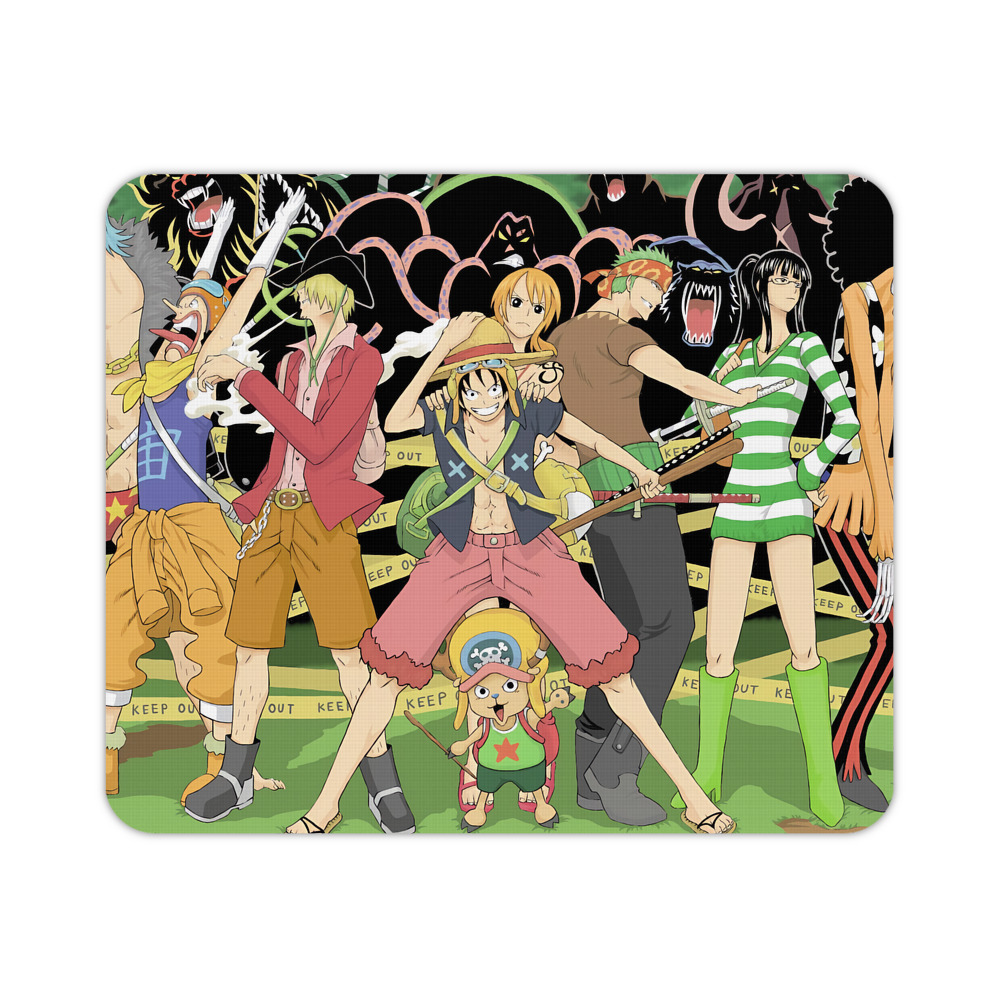 （画像用） ワンピース ONE PIECE マウスパッド ステッチ加工 ラバー素材 防水 滑り止め 超薄型 ゲーミング/オフィス対応