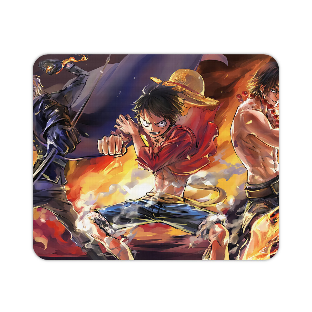 （画像用） ワンピース ONE PIECE マウスパッド ステッチ加工 ラバー素材 防水 滑り止め 超薄型 ゲーミング/オフィス対応